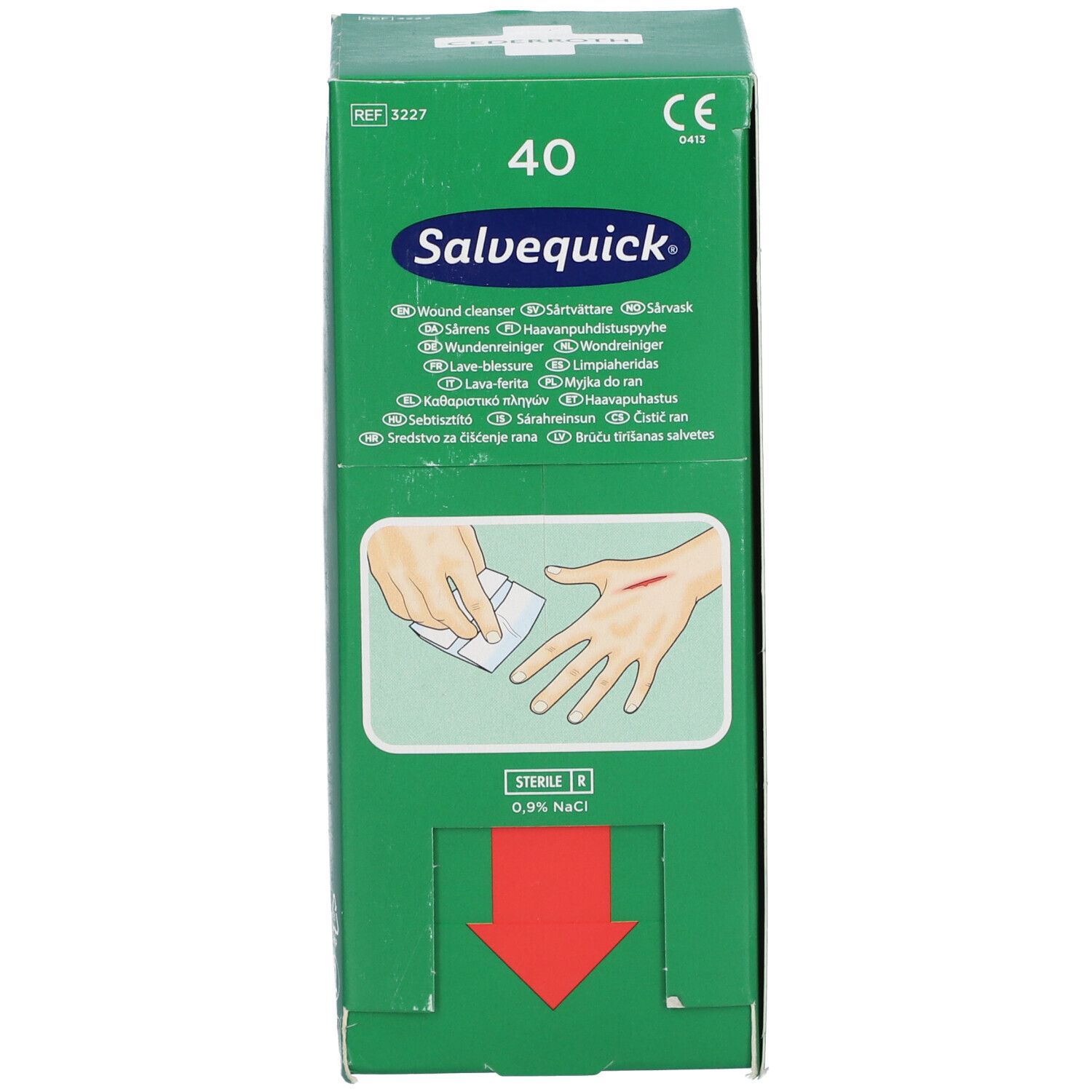 Salvequick Lave Blessure 40 pc(s) Autre