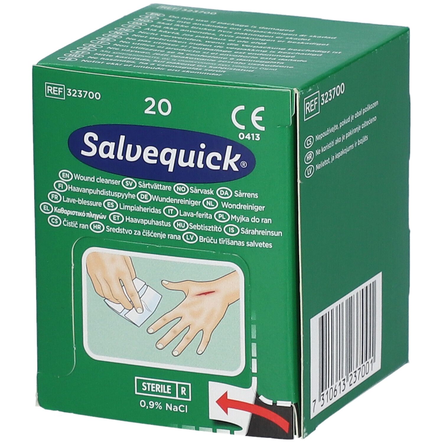 Salvequick Lave Blessure 20 pc(s) Autre