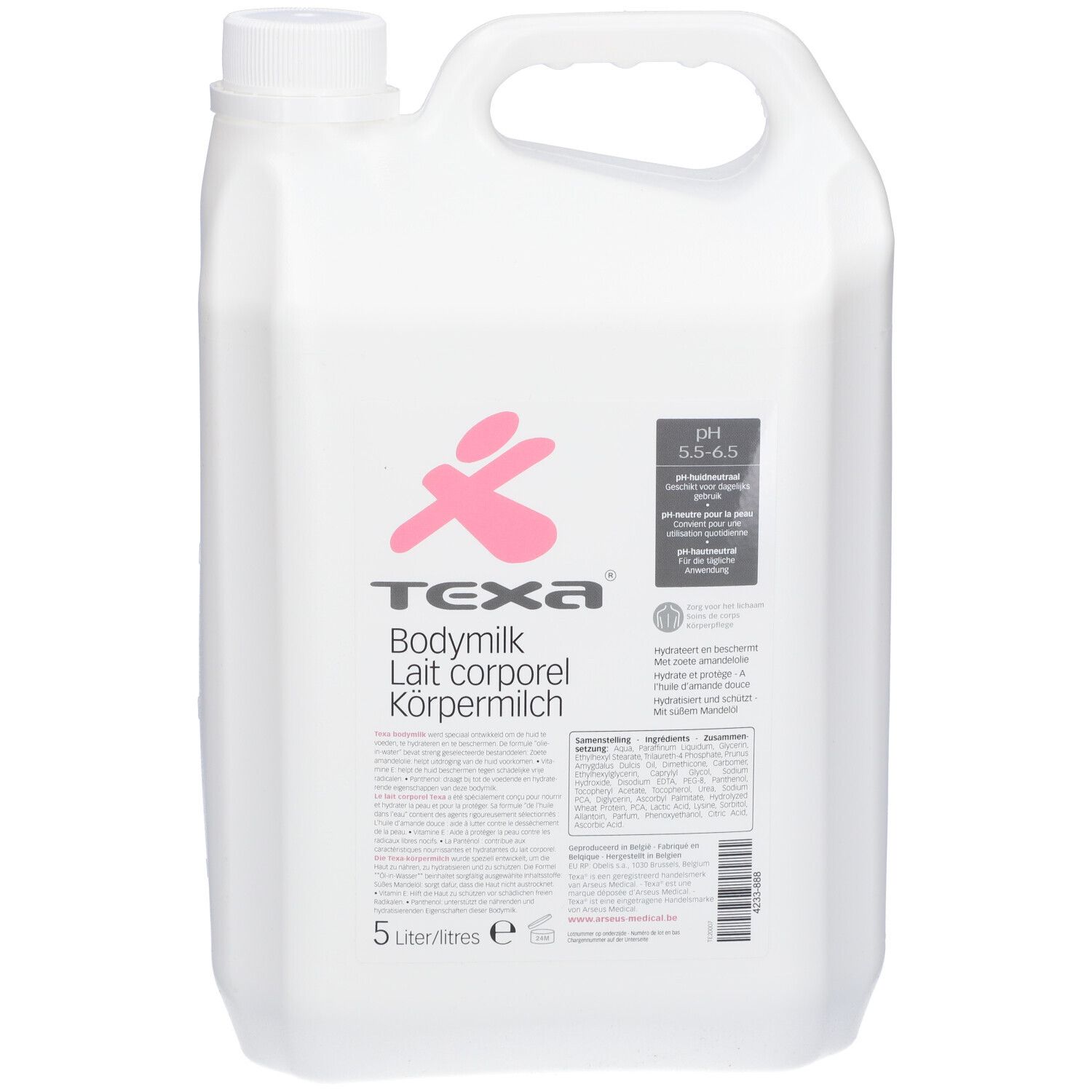 Texa Lait Corporel 5 l Lait