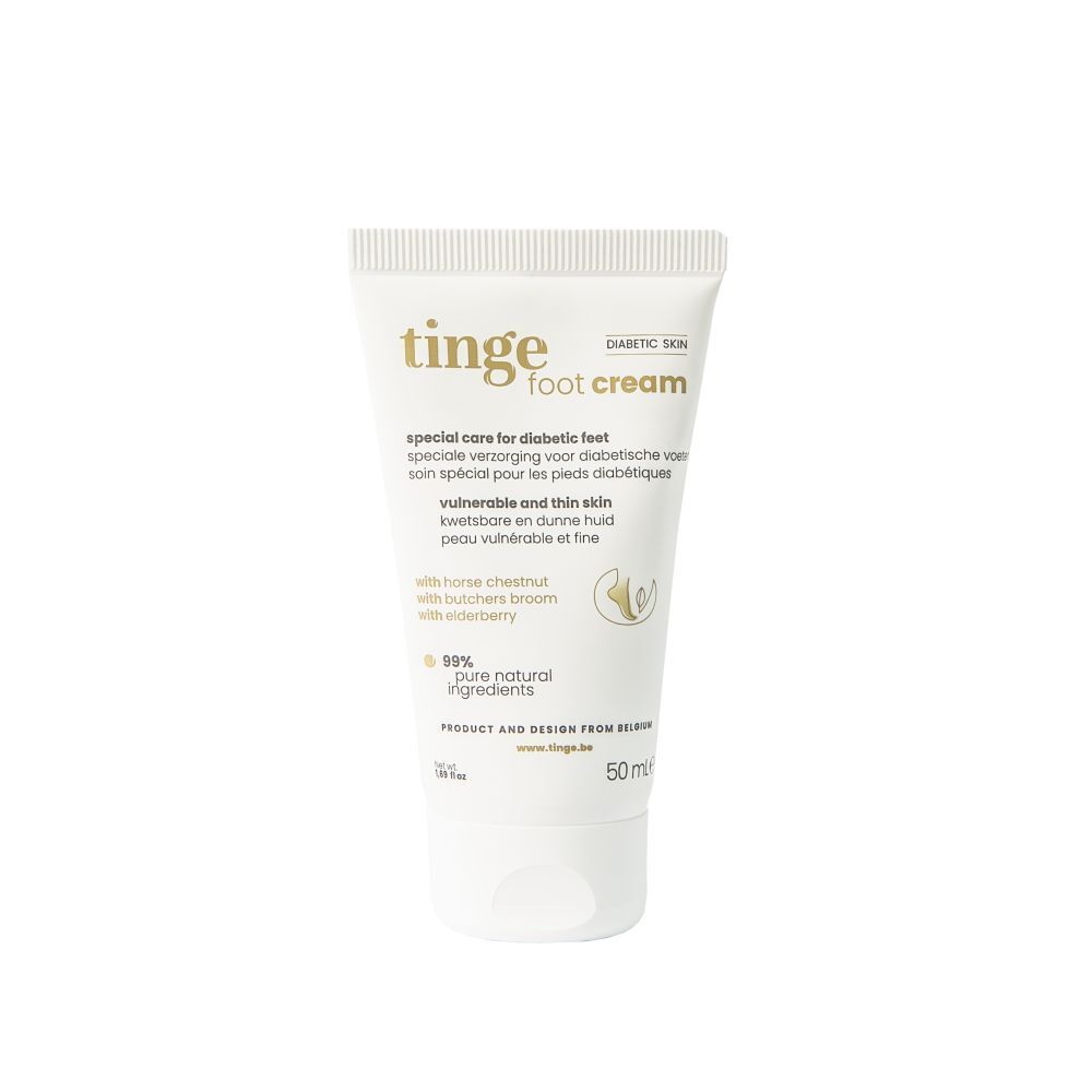 Tinge Crème pour les pieds pied diabétique 50 ml Crème De Pieds