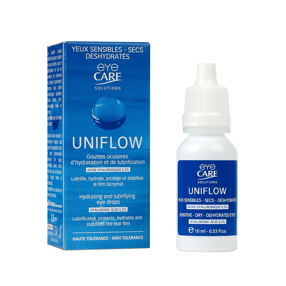 EYE CARE UNIFLOW GOUTTES OCULAIRES 10ML - Image 2