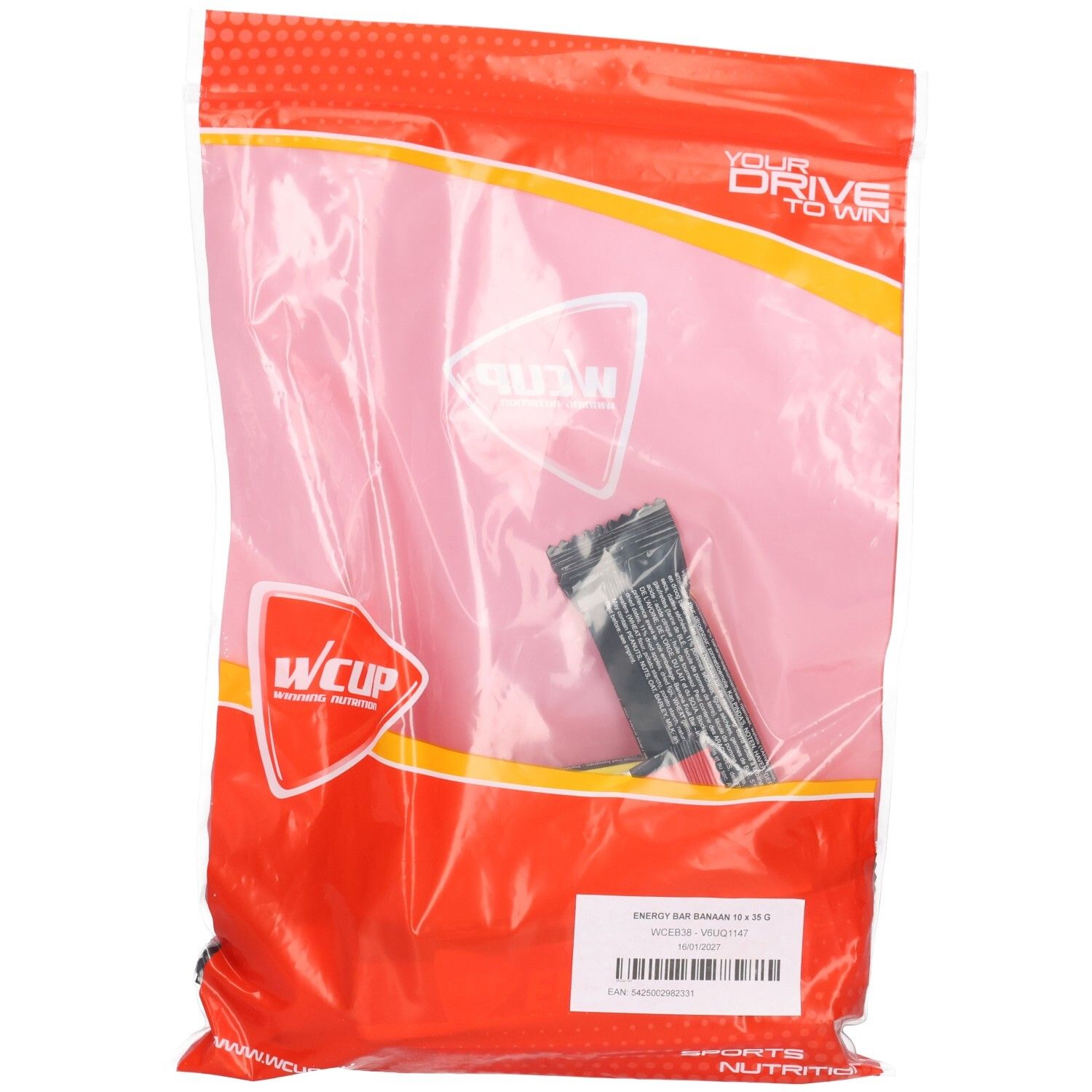 WCUP Energy Bar Banane 10x30 g Barre