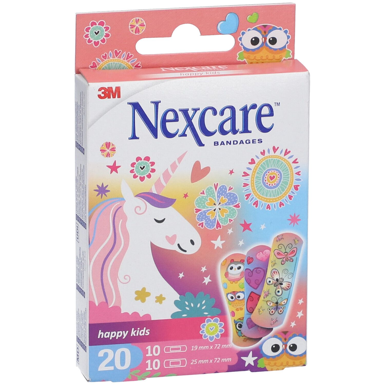 NEXCARE Happy Kids Magic Pansements Licorne Assortiment 20 Pièces - Image 3