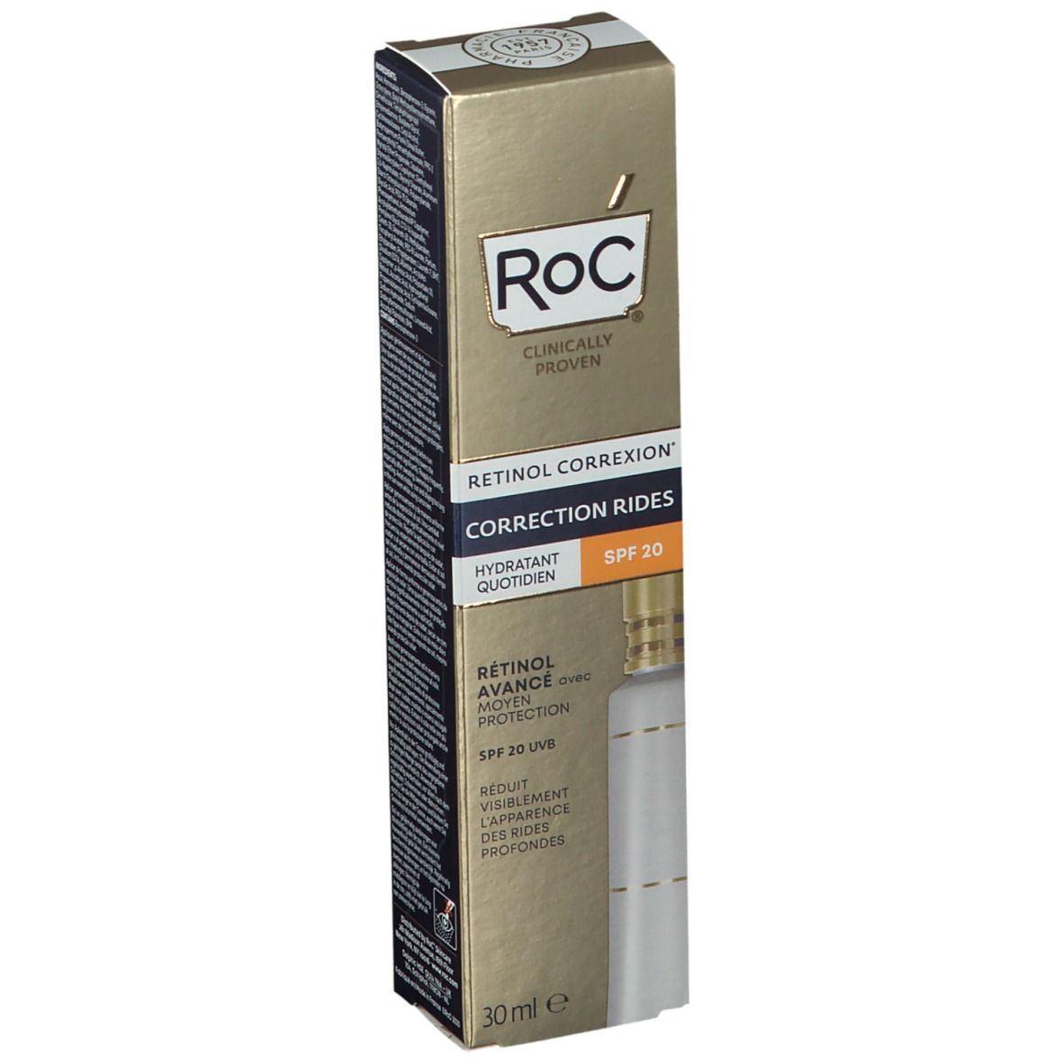 RoC RETINOL CORREXION Correction Rides Hydratant Quotidien SPF20 30 ml Crème