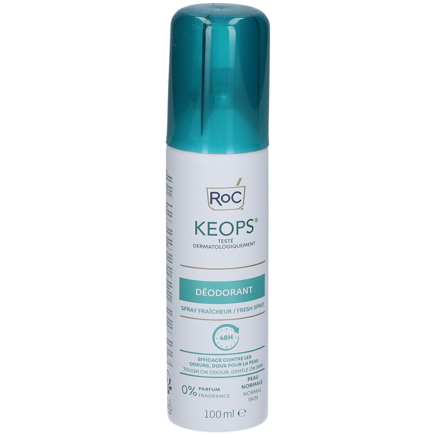 Roc Roc® Keops® Déodorant Spray Fraîcheur 100 Ml