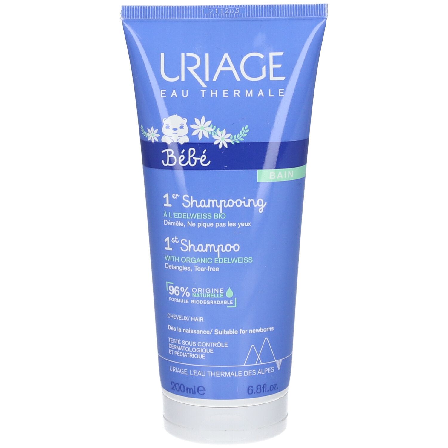 Uriage Bébé 1Er Shampooing Shampoing Doux Enfant Pour Des Cheveux Faciles À Démêler 200 Ml - Image 5