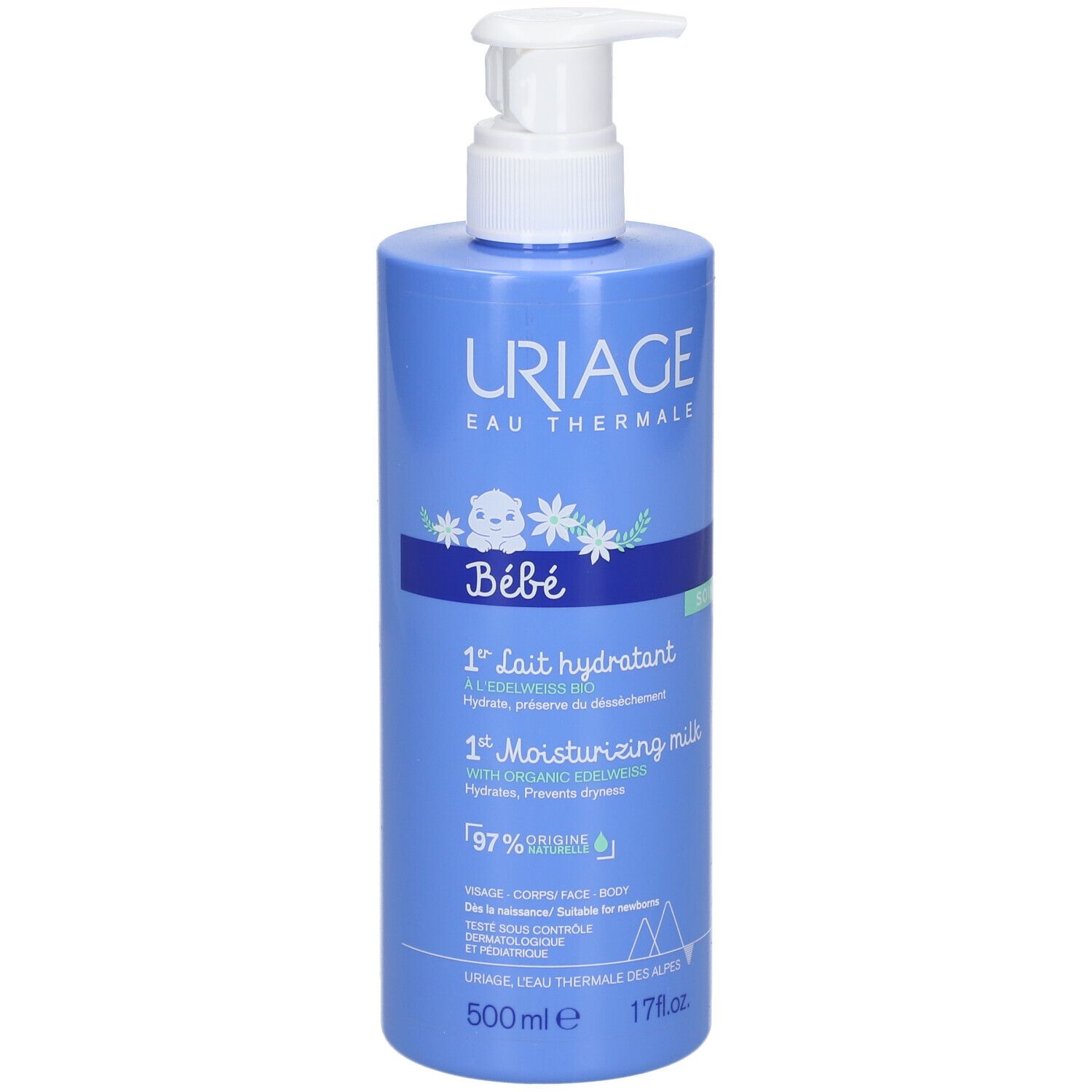 Uriage Bebe 1Er, Lait Hydratant Pour Enfants, 500 Ml - Image 5