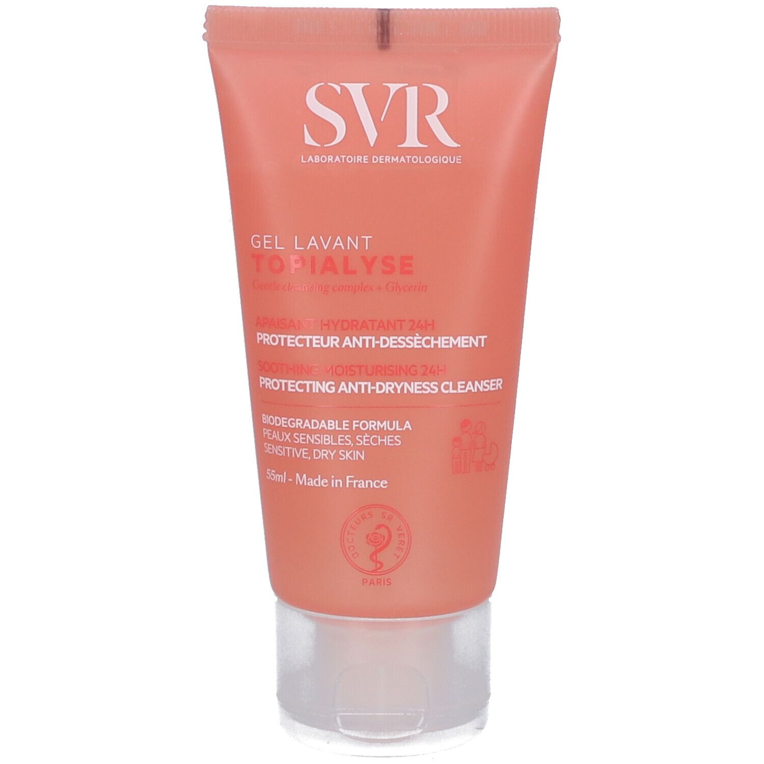 SVR TOPIALYSE Gel nettoyant 55 ml Gel Nettoyant