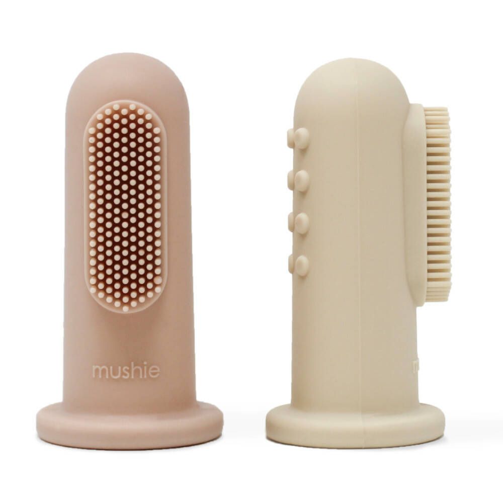 Mushie® Baby Brosse à dents - Set de 2 pièces Brosse(S) À Dents pc(s)