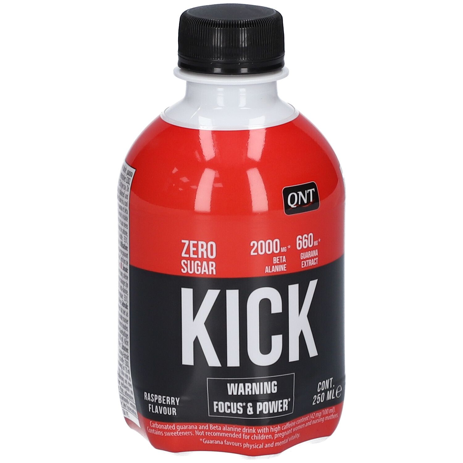 Qnt Kick Power Drink Raspberry Fluide 250 Ml Enfants