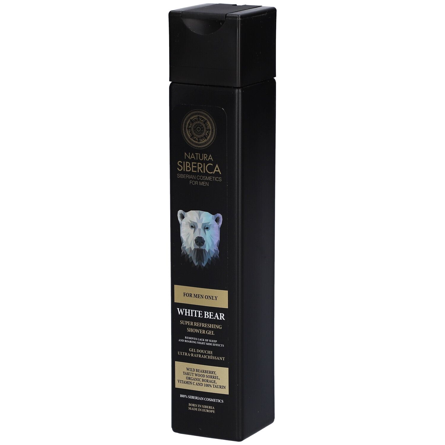 Natura Siberica Gel Douche Super Rafraîchissant Hommes White Bear 250 ml