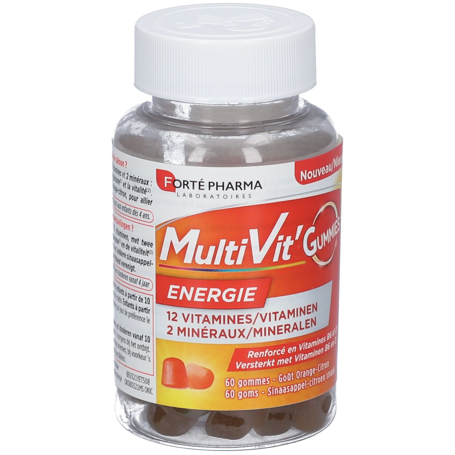 Forté Pharma Multivit 4G Energie Pastille(S) 60 Pc(S) Enfants
