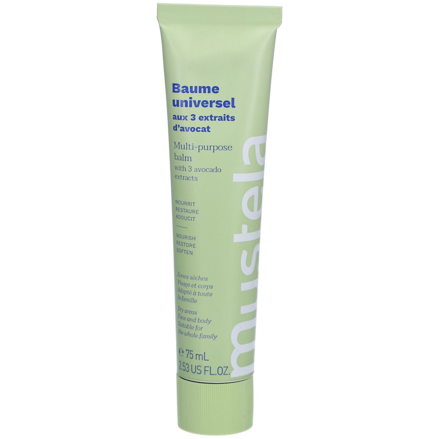 Mustela Bio Baume Universel Aux 3 Extraits D'avocat Famille 75 Ml - Image 1