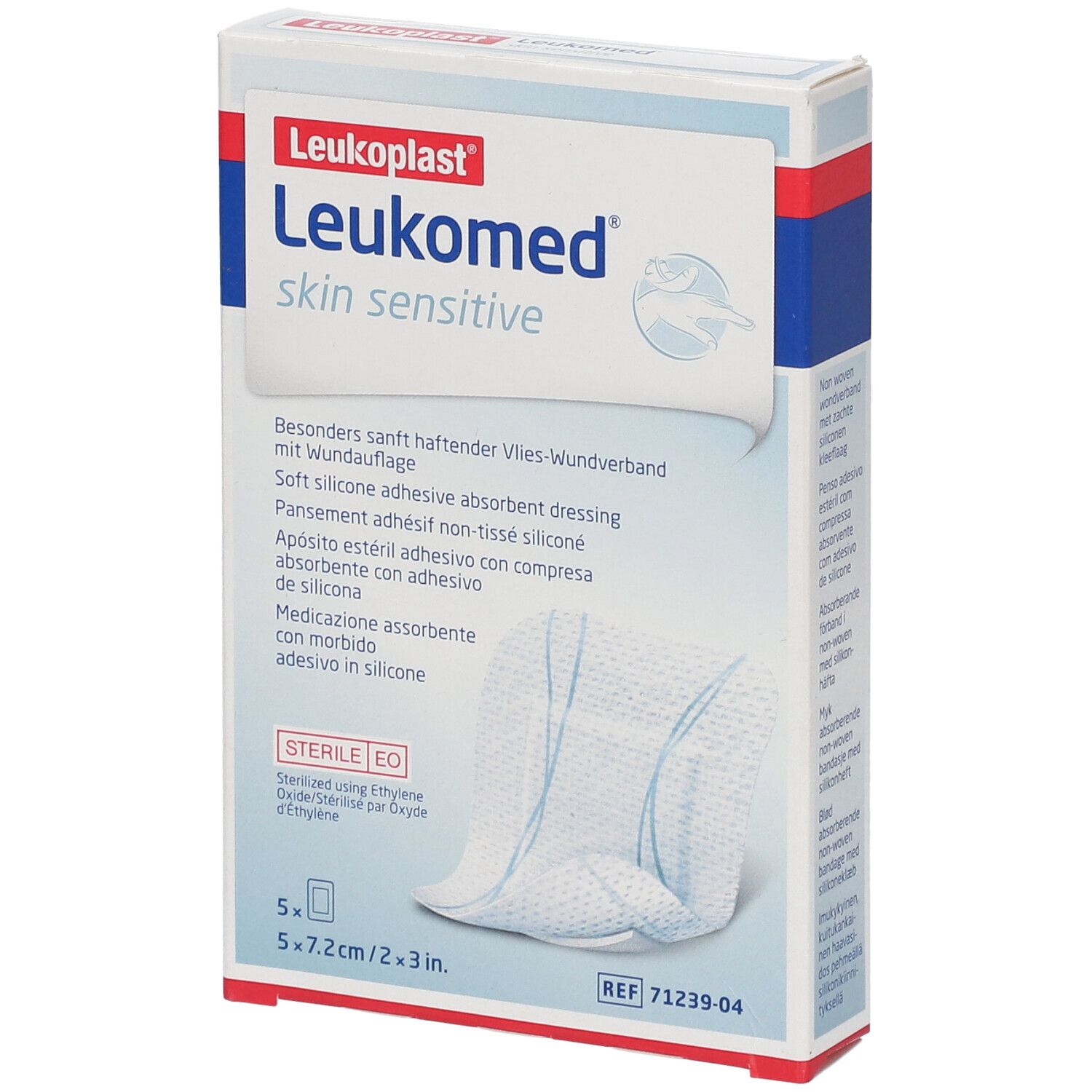 Leukoplast Leukomed® Skin Sensitive Stérile 5 Cm X 7,2 71239-04 Pansement(S) Pc(S) Nourrisson - Image 1