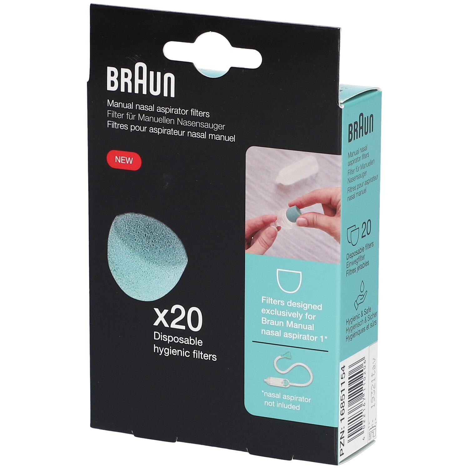Braun Aspirateur nasal manuel Filtre de rechange 20 pc(s)