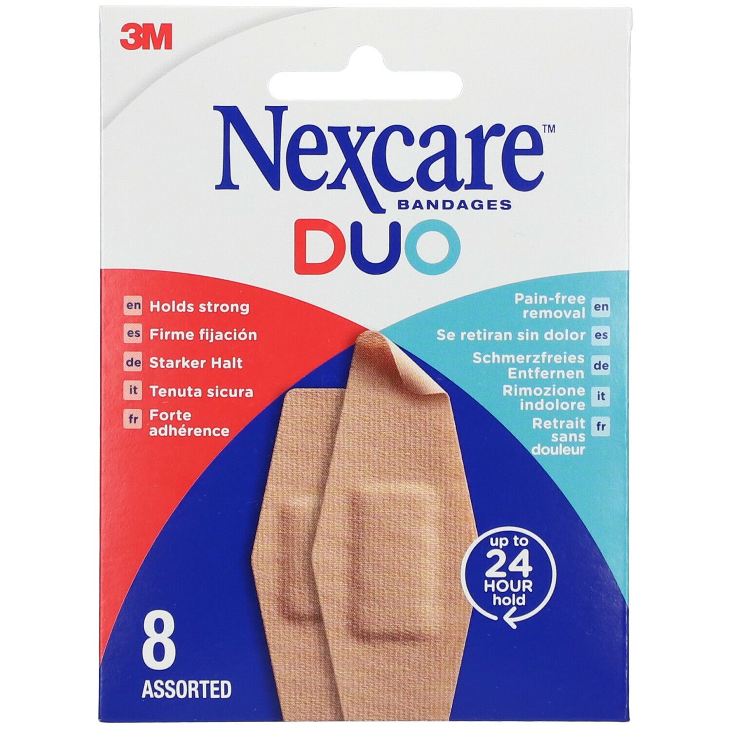 3M Nexcare™ Duo Pansements Pansement(S) 8 Pc(S)
