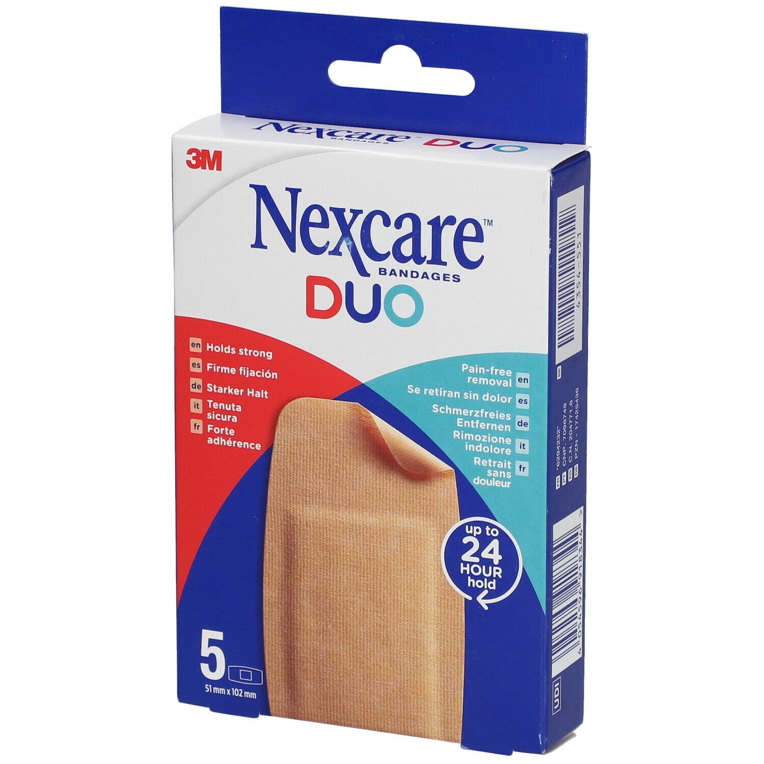 3M Nexcare™ Duo Pansements Pansement(S) 5 Pc(S) - Image 1