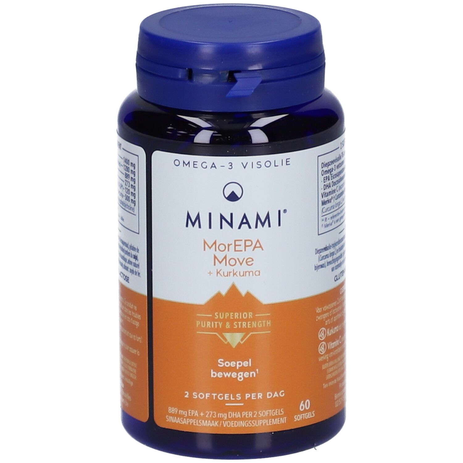 Minami MorEPA Move + Curcuma 60 pc(s) Capsule(S) Douce(S)