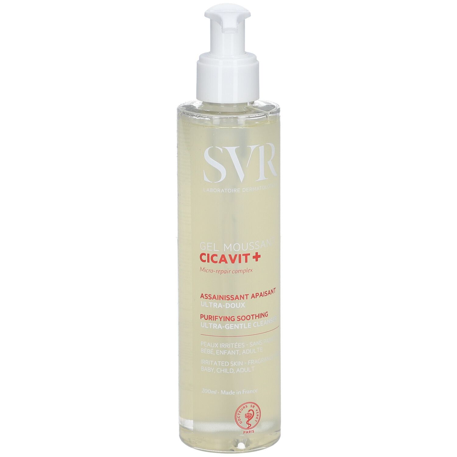 SVR CICAVIT+ Gel nettoyant 200 ml Gel(S)