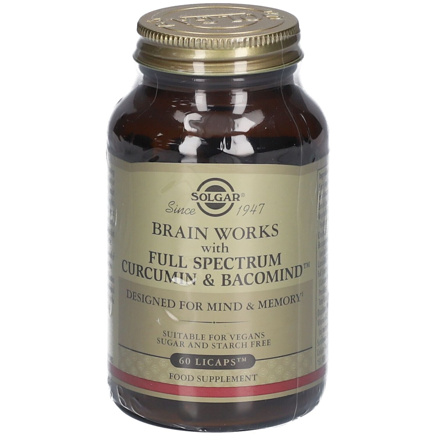 Solgar Brain Works 60Compr Taille 9 - Image 3