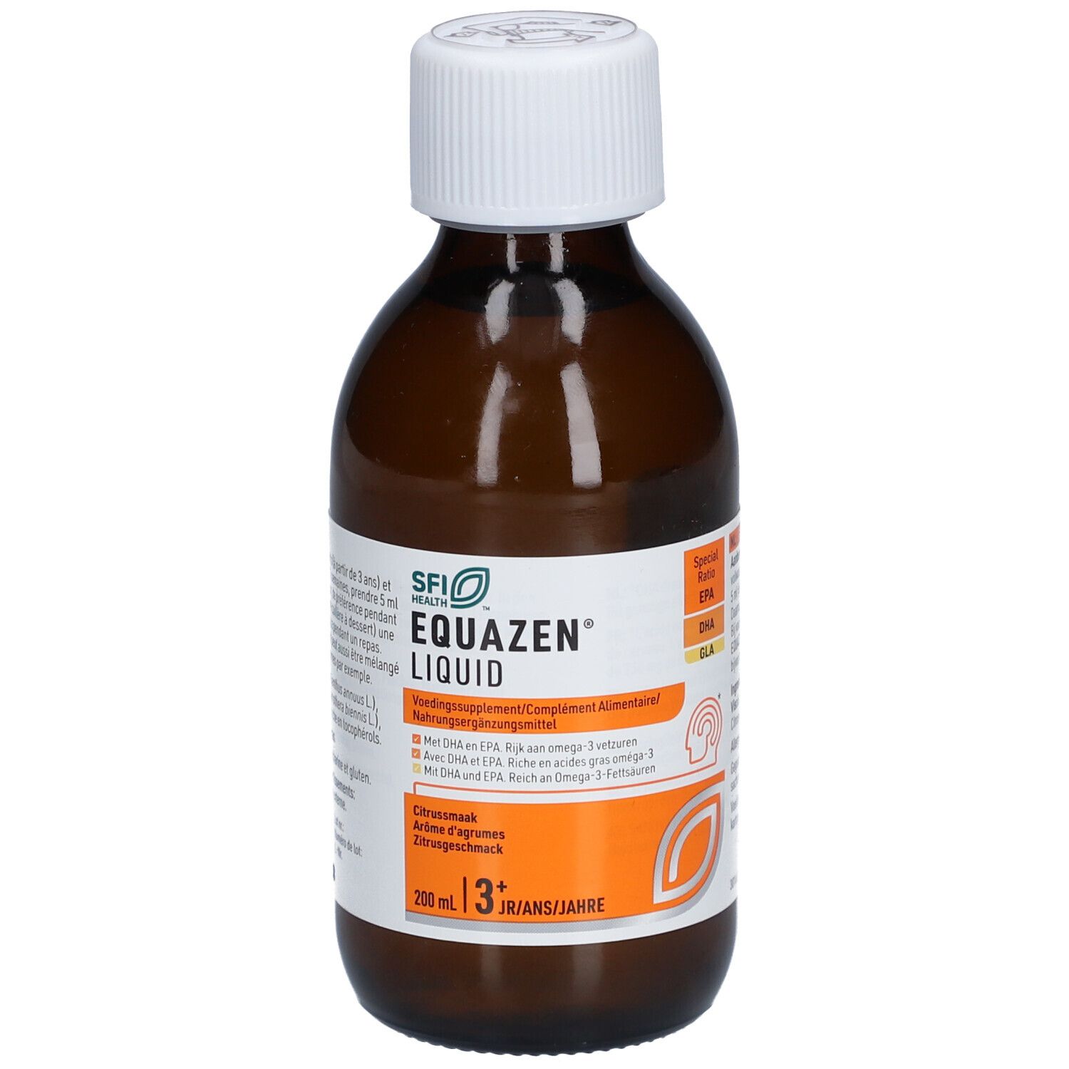 Springfield EQUAZEN eye q Liquid Acides gras oméga 3 & 6 200 ml Liquide