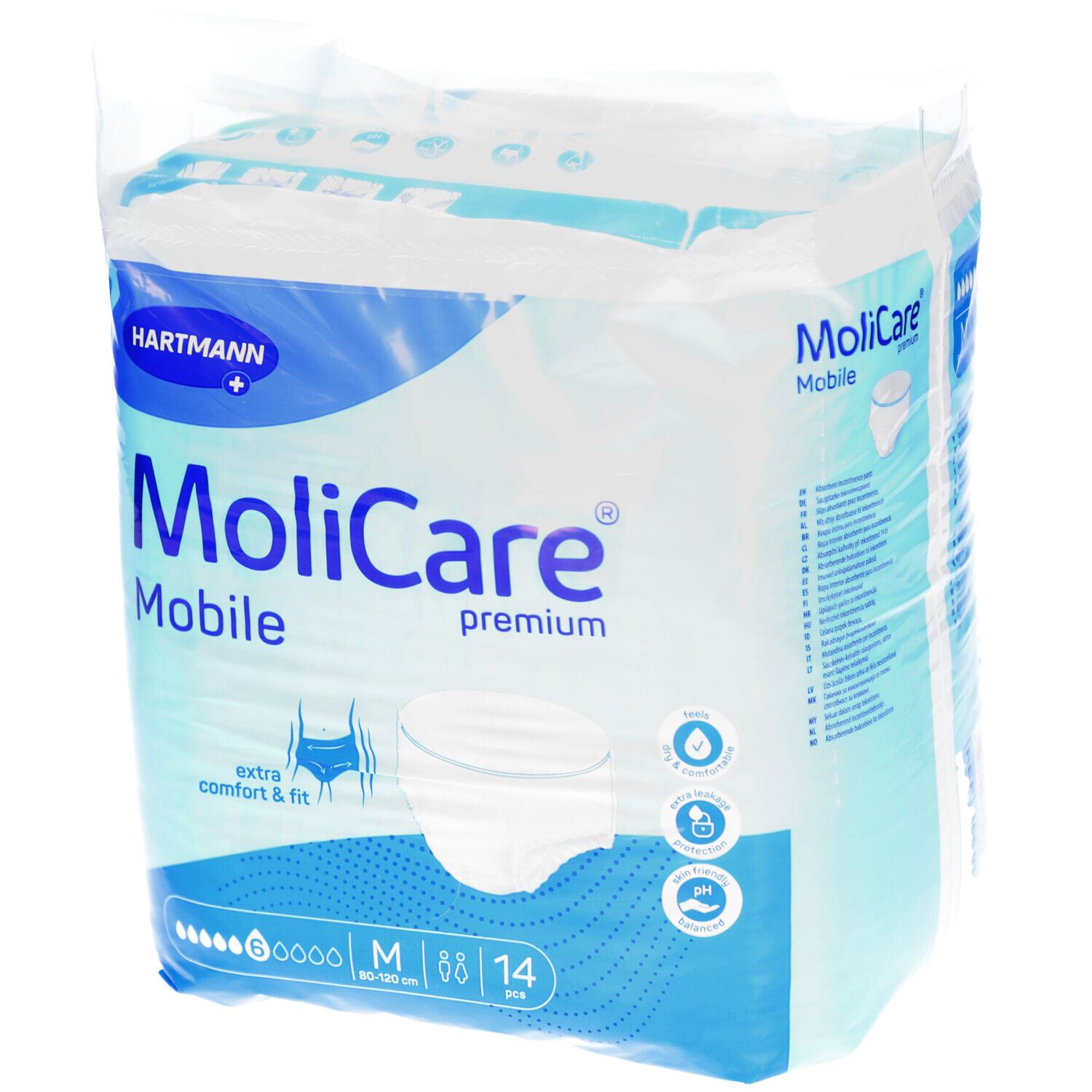MoliCare® Premium Mobile 6 gouttes M Culotte D'Incontinence 14 pc(s)