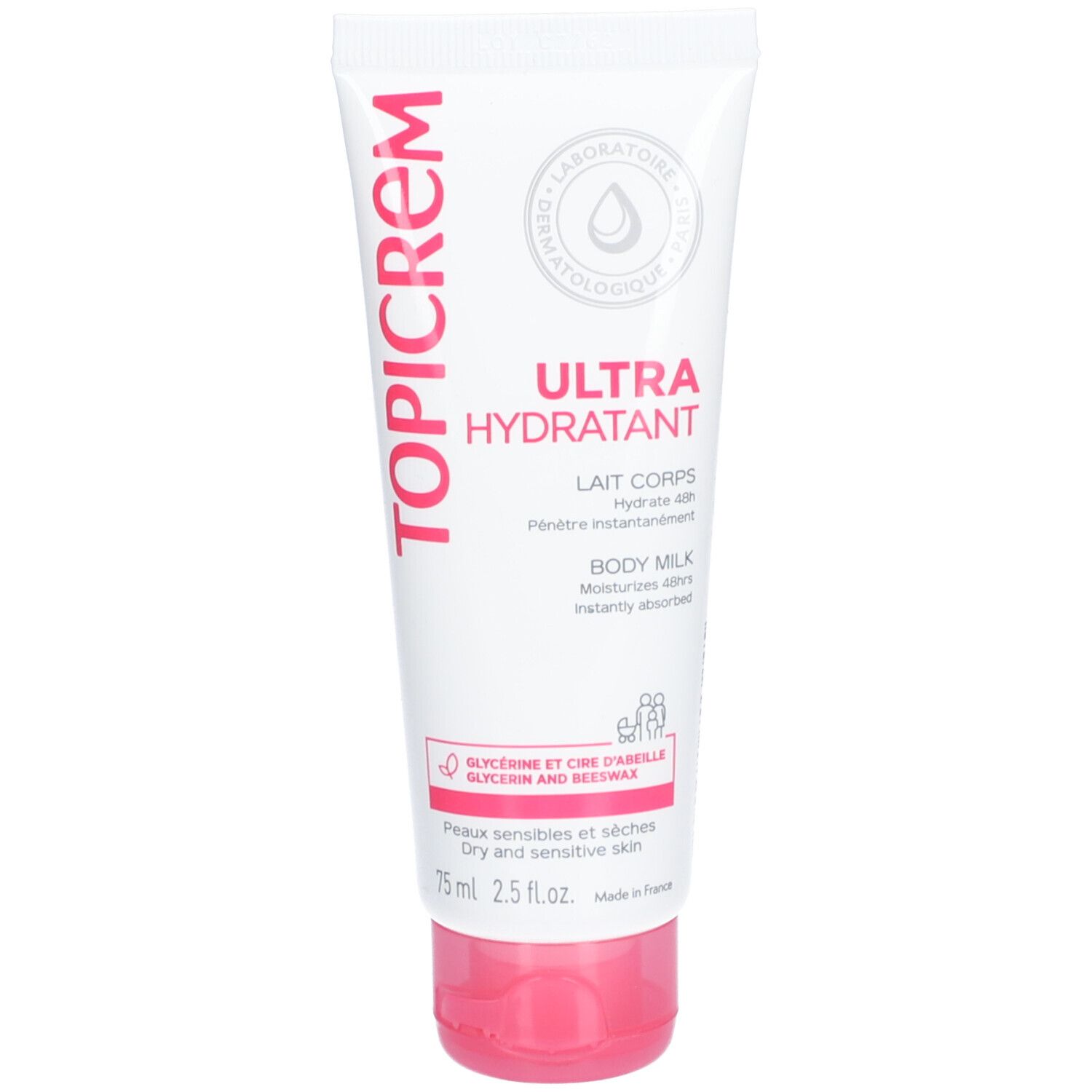 Topicrem Ultra-Hydratant Lait Corps Lotion Pour Le 75 Ml - Image 1