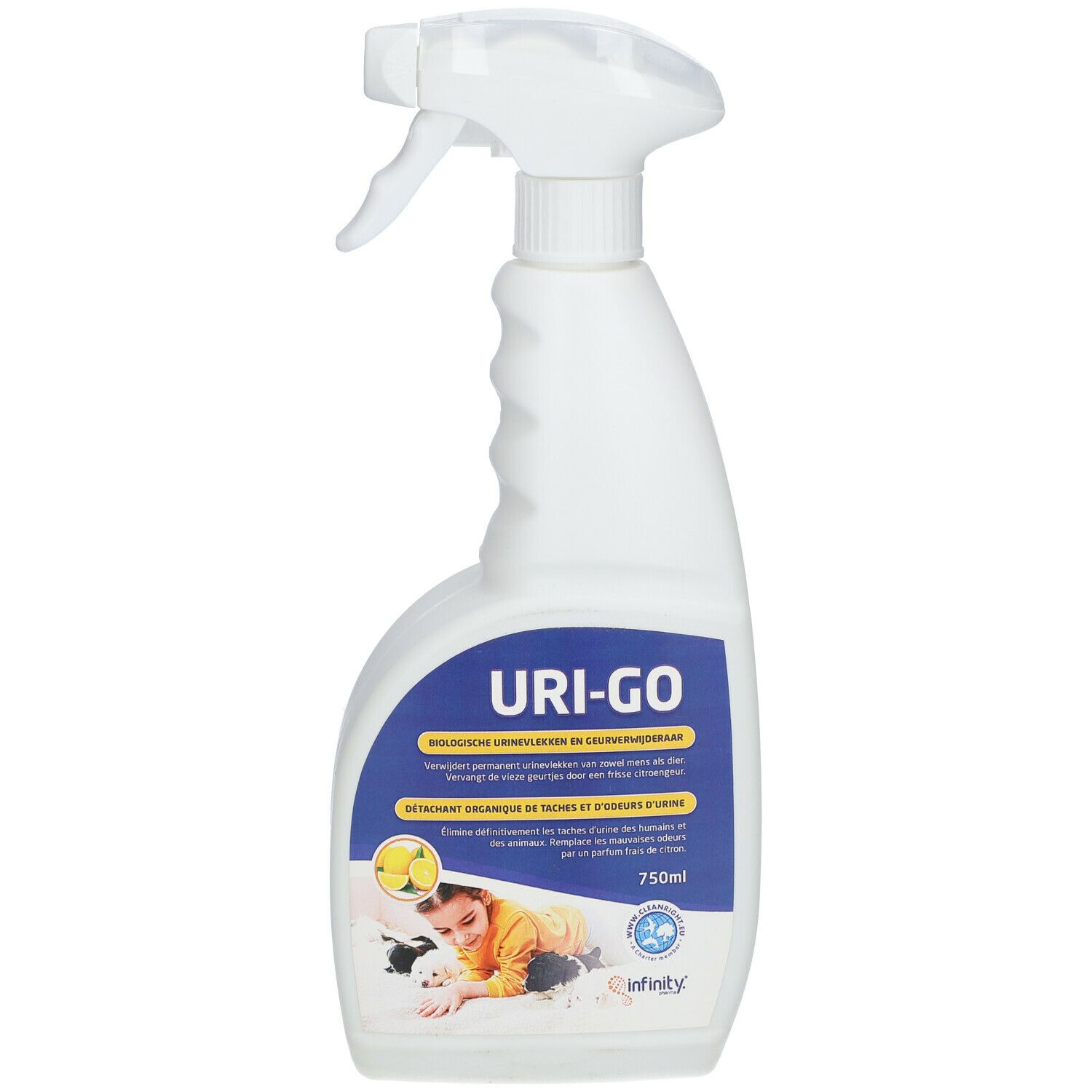 URI-GO Détachant organique taches et urine 750 ml Produit(S) Nettoyant(S)