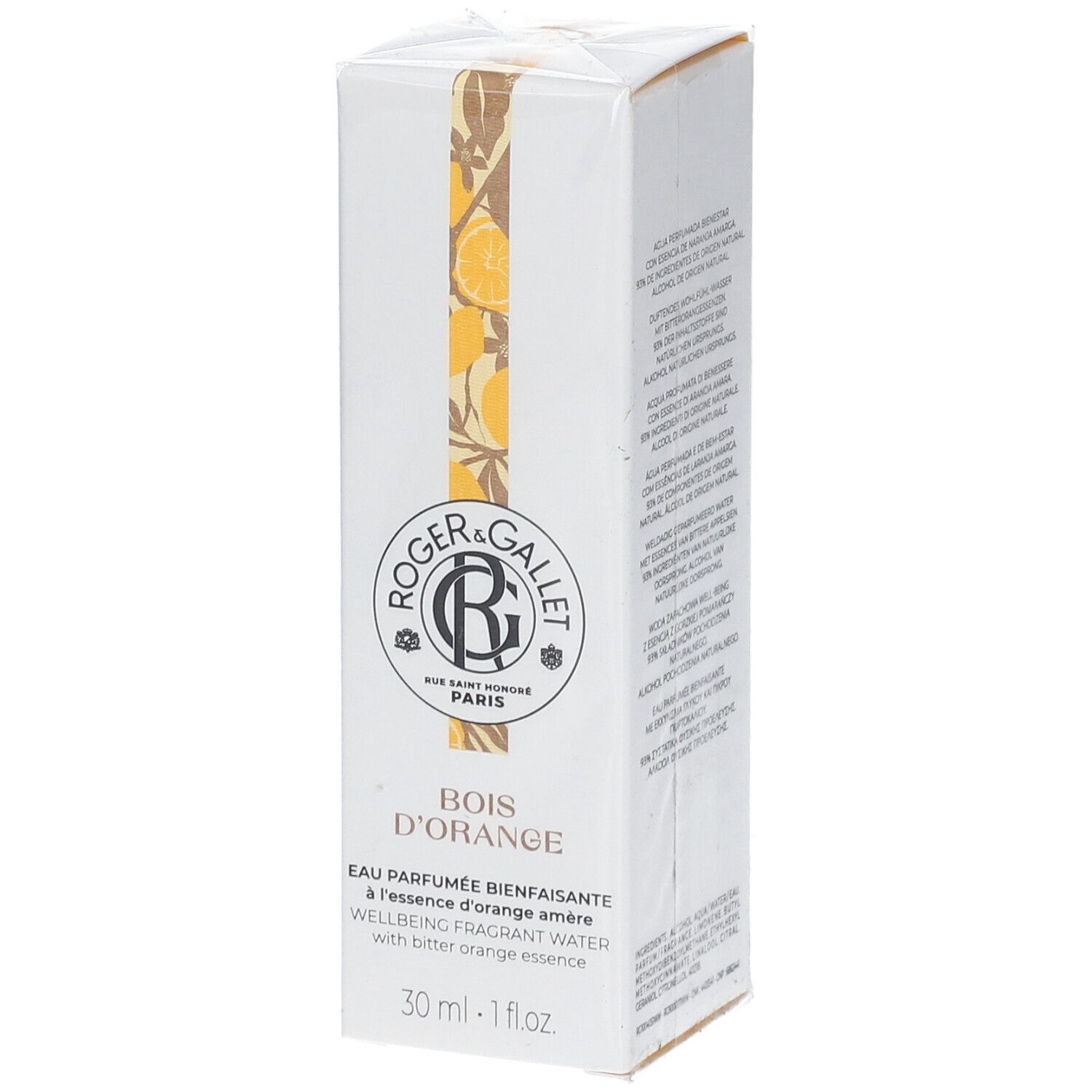 Roger & Gallet Eau Parfumée Bienfaisante BOIS D'ORANGE 30 ml Spray