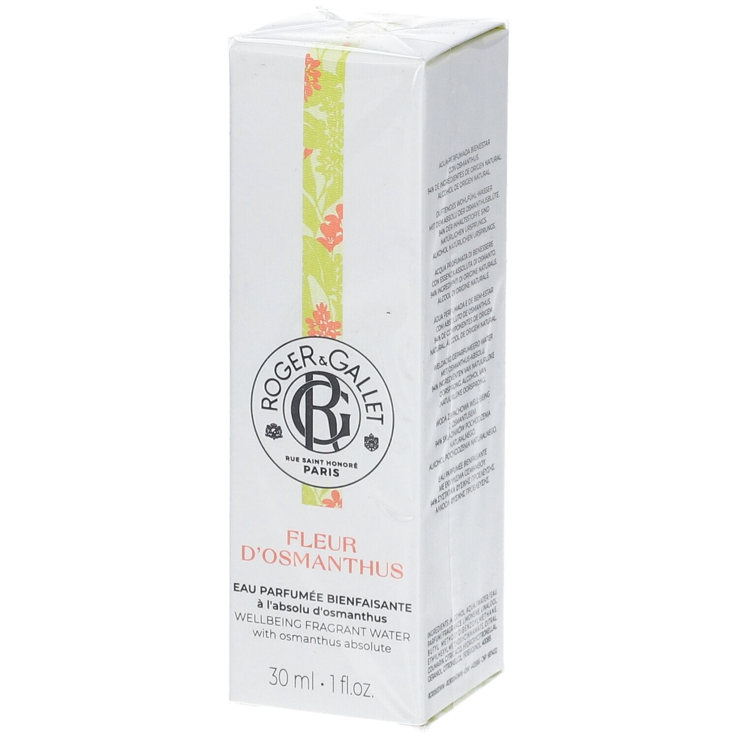 Roger & Gallet Eau Parfumée Bienfaisante FLEUR D'OSMANTHUS 30 ml Spray