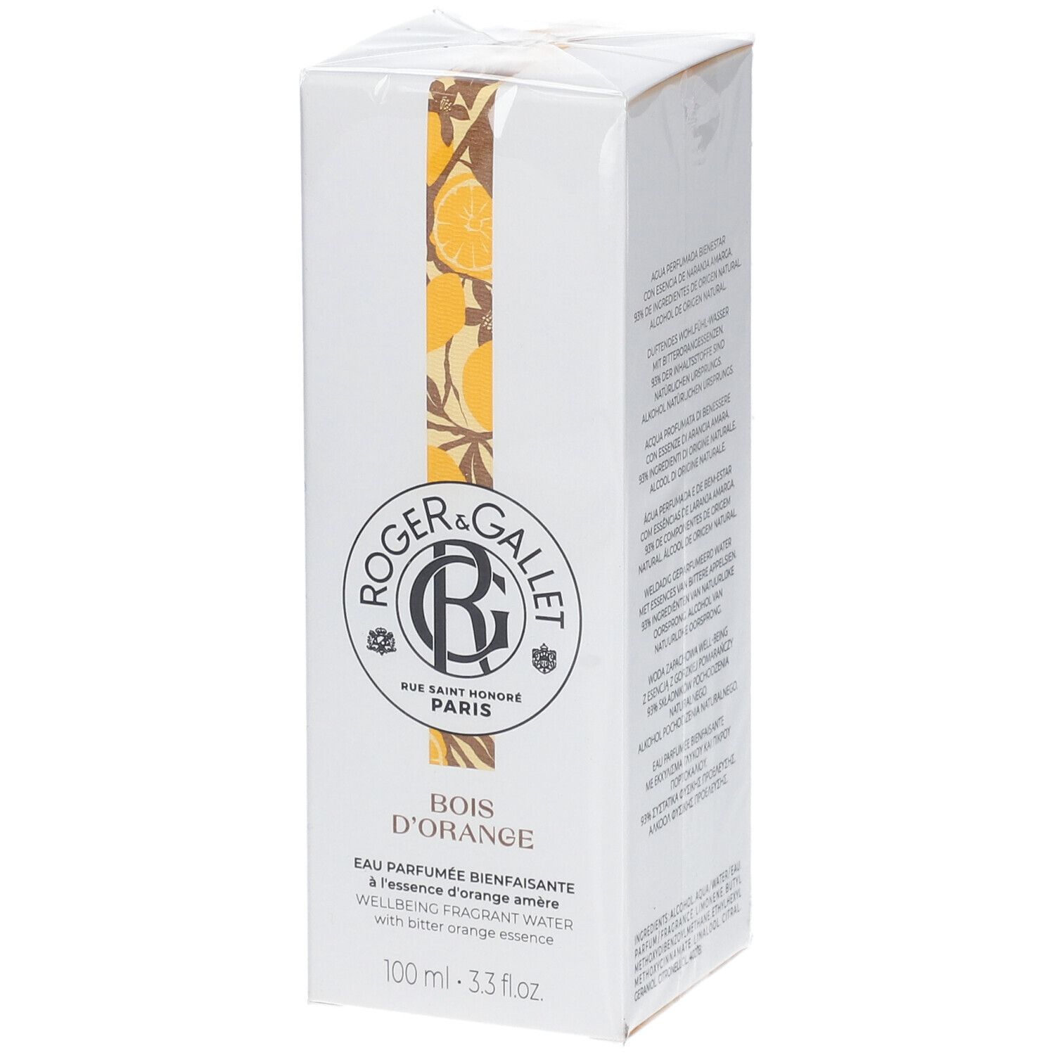 Roger & Gallet Eau Parfumée Bienfaisante BOIS D'ORANGE 100 ml Spray