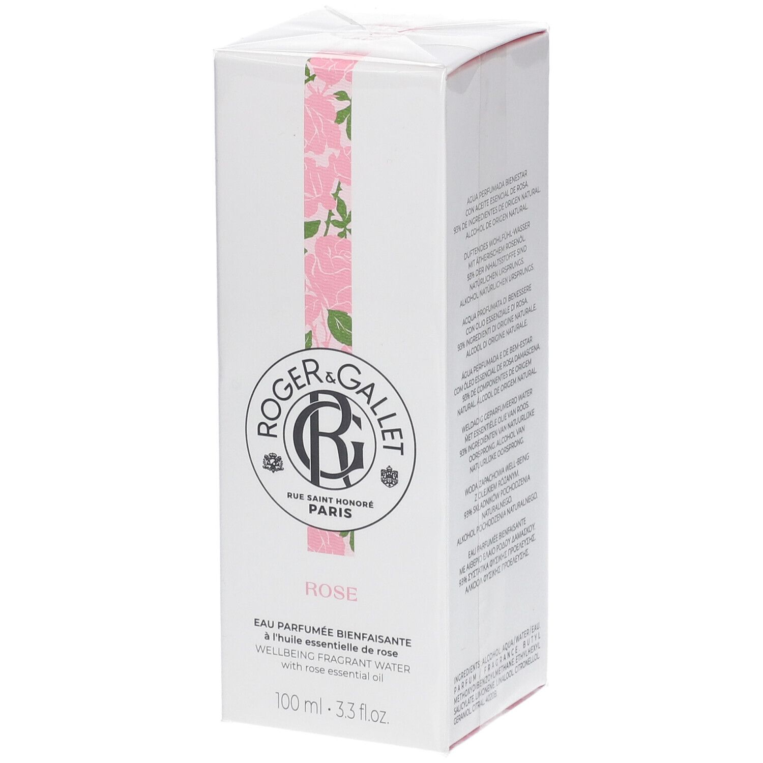Roger & Gallet Eau Parfumée Bienfaisante ROSE 100 ml Spray