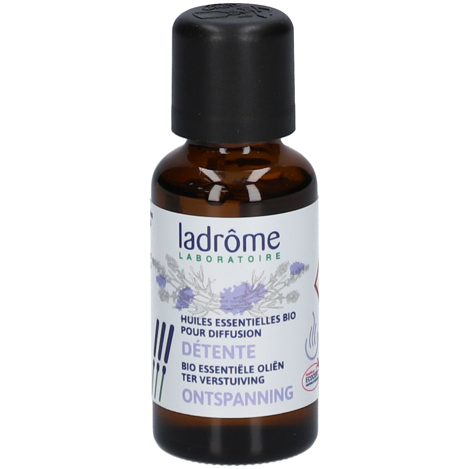 Ladrôme Détente Huiles Essentielles Bio pour Diffusion 30 ml huile 30 ml Huile