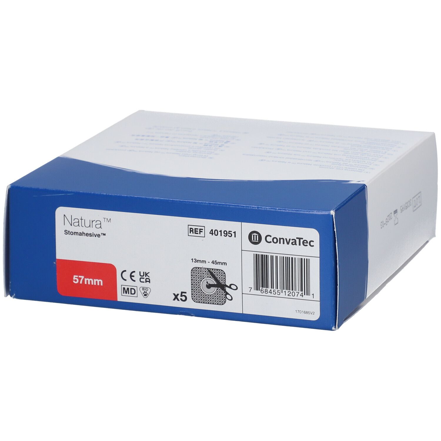 Natura Stomahesive Flex Cut-out 57 mm (401951) 5 pc(s) Autre