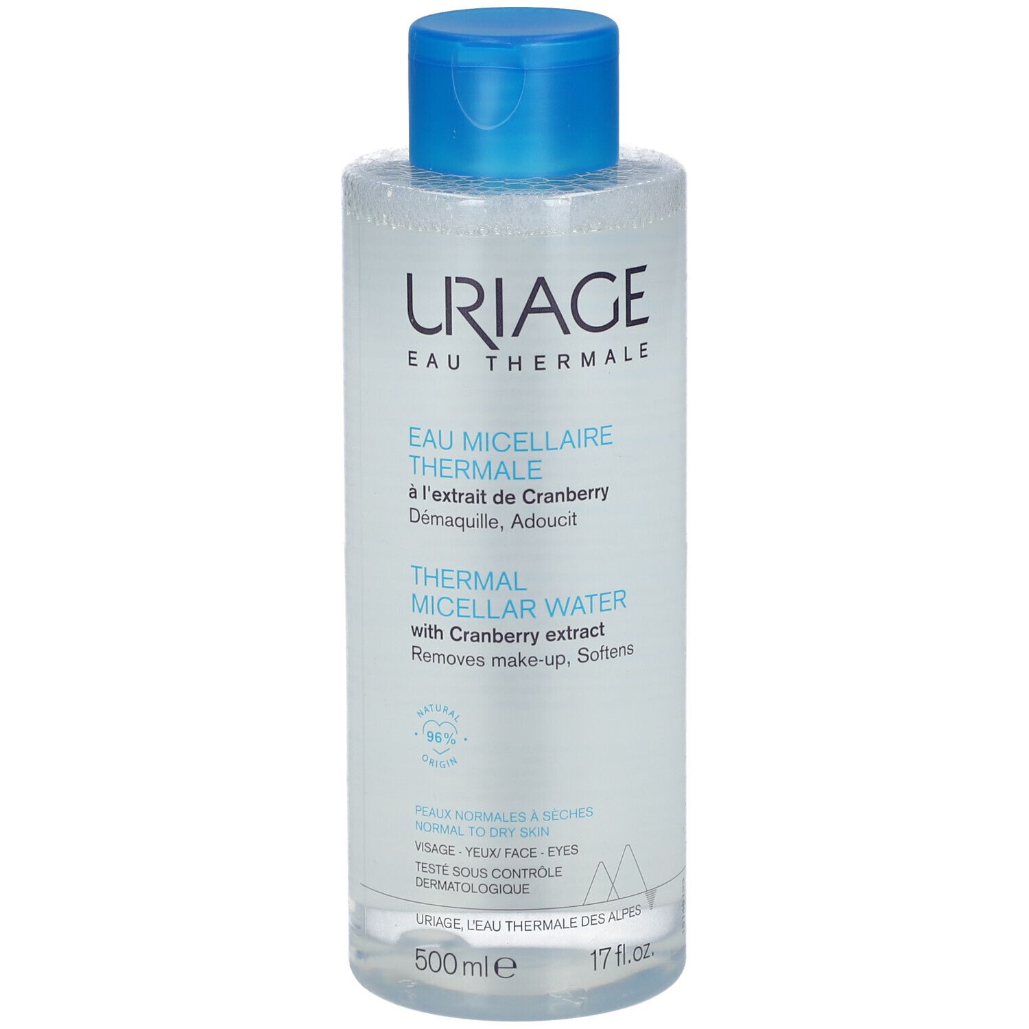 Uriage Eau Micellaire Thermale - Peau Normale à Sèche - 500 ml - Image 2