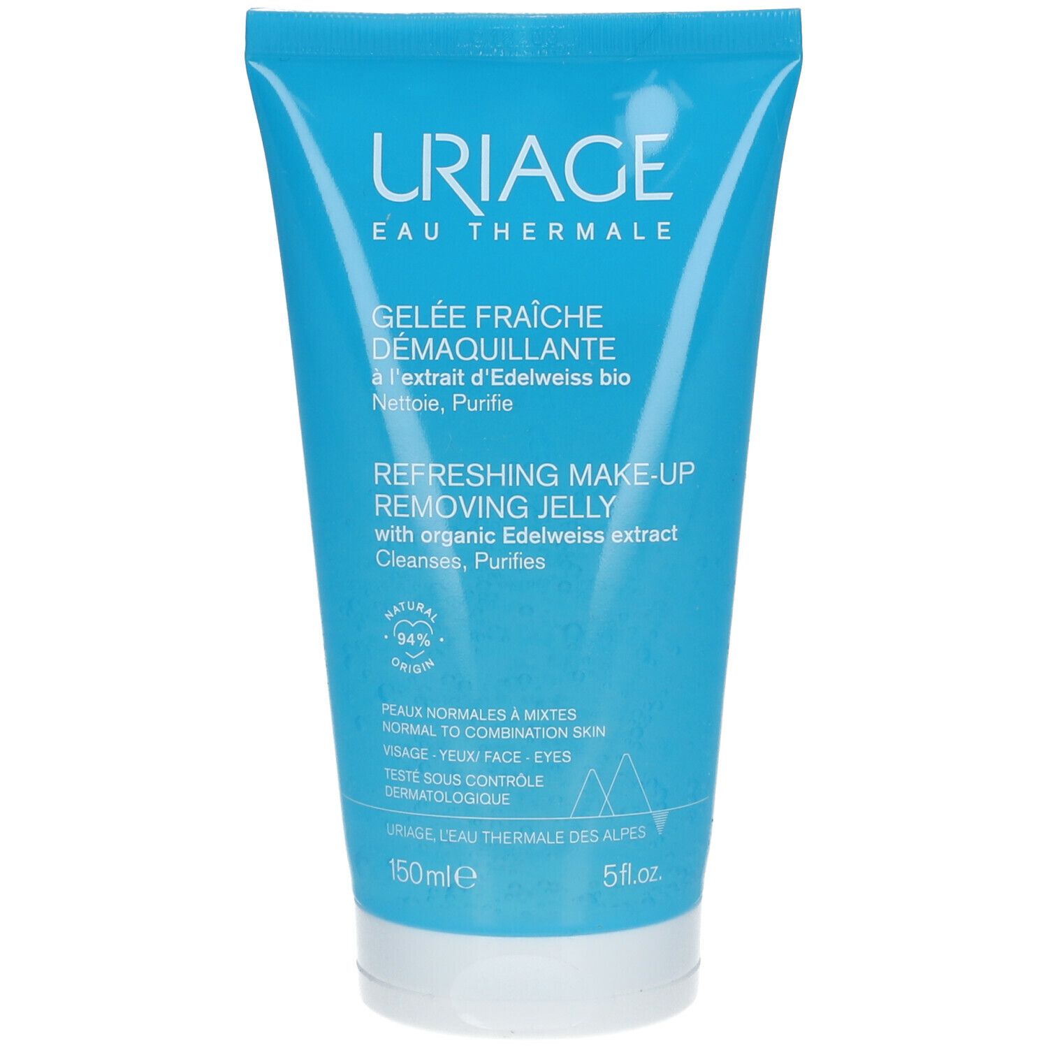 URIAGE Gelée fraîche démaquillante à l'extrait d'edelweiss bio 150 ml Gelée(S)