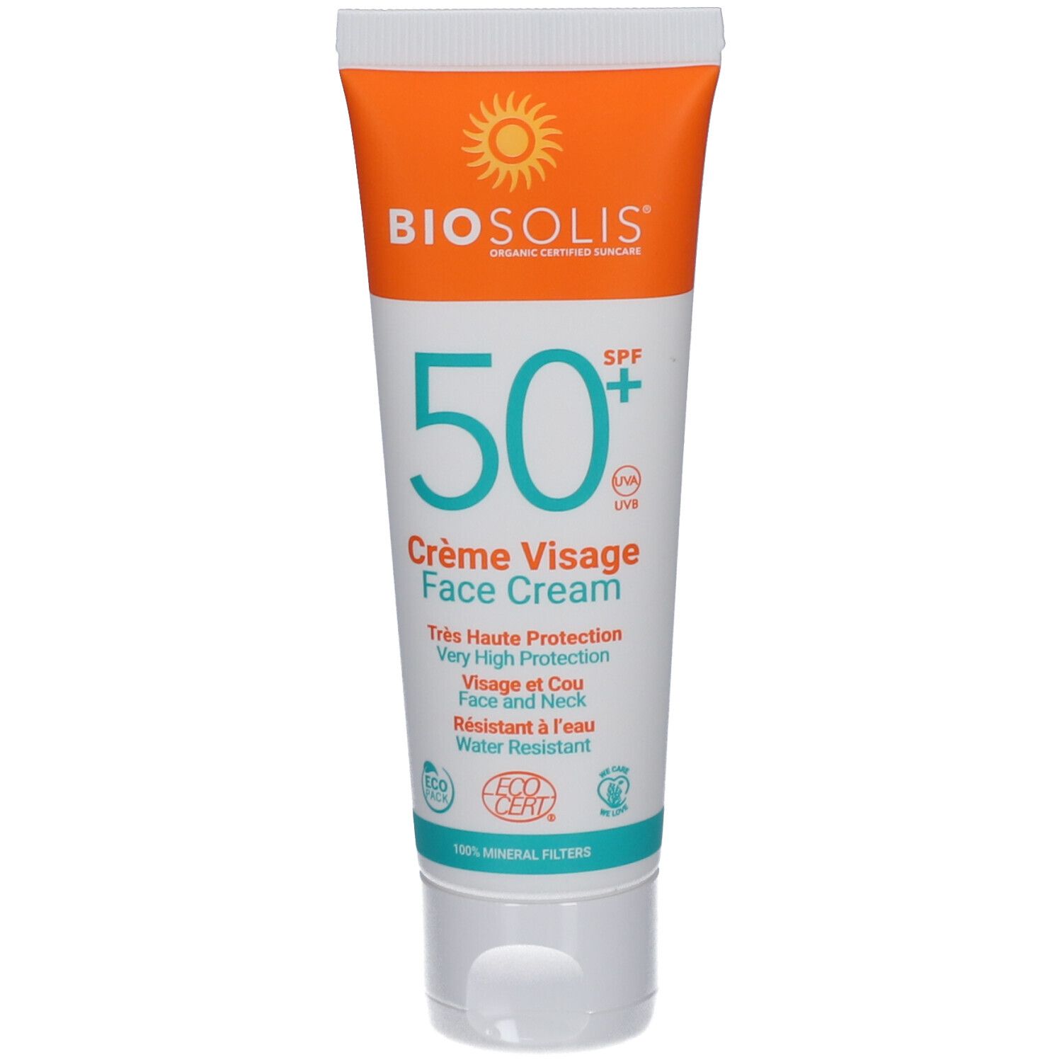 Biosolis Crème Visage Protection Solaire Spf50+ 50 Ml Enfants