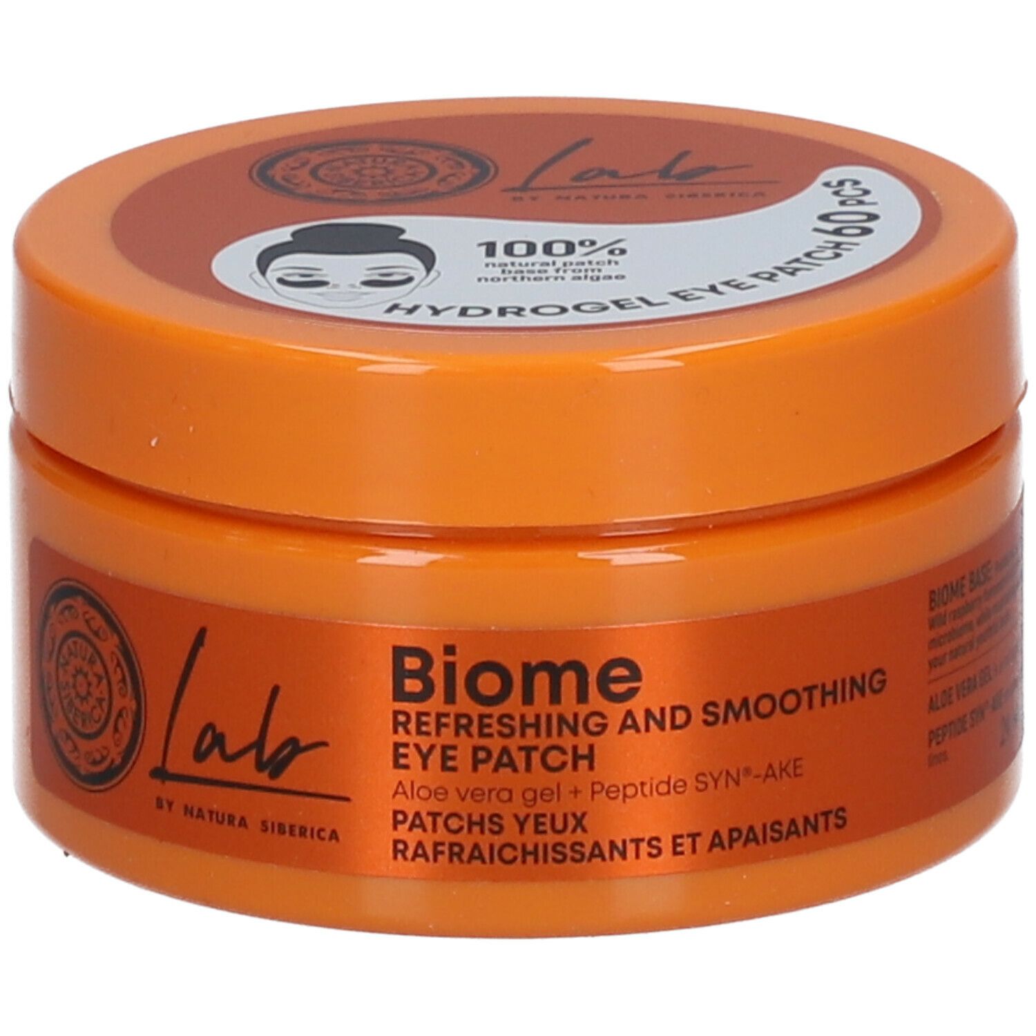 Natura Siberica Biome Labo Refreshing and Smoothing Eye Patch Masque(S) Pour Le Visage 60 pc(s)