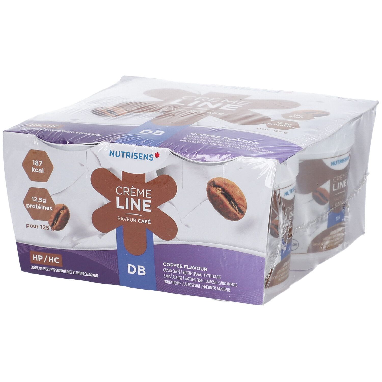 Hyperdrink Cremeline 2kcal Saveur Café 4x125 g Aliment