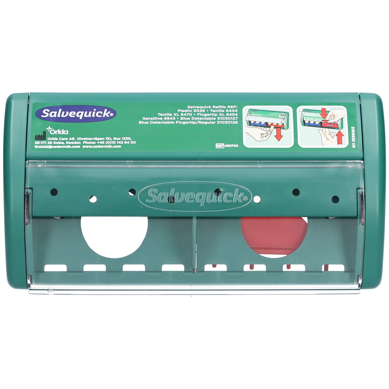 Cederroth Salvequick Distributeur de Pansements, Vide Boîte 1 pc(s)