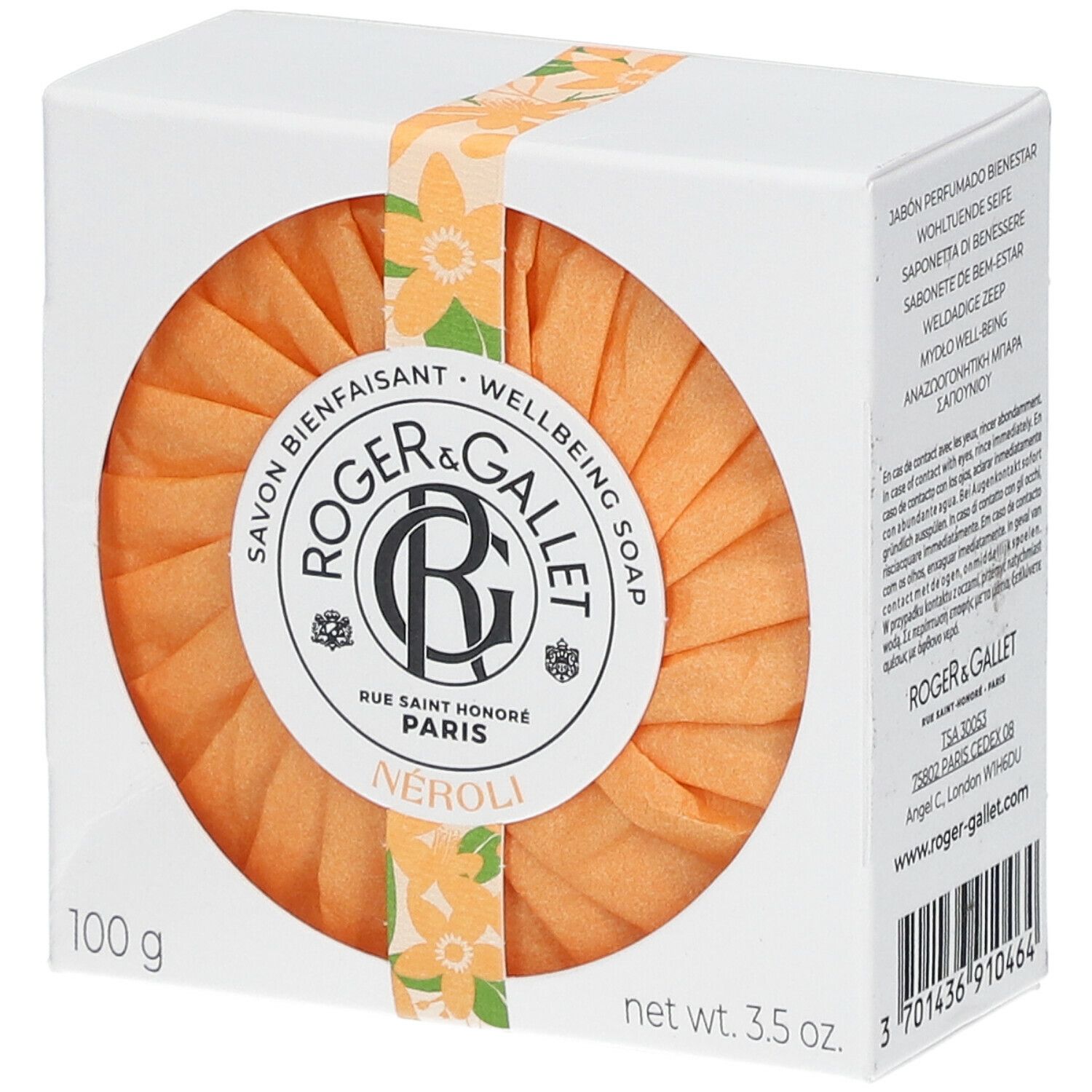 Roger & Gallet Savon Bienfaisant NÉROLI 100 g Savon