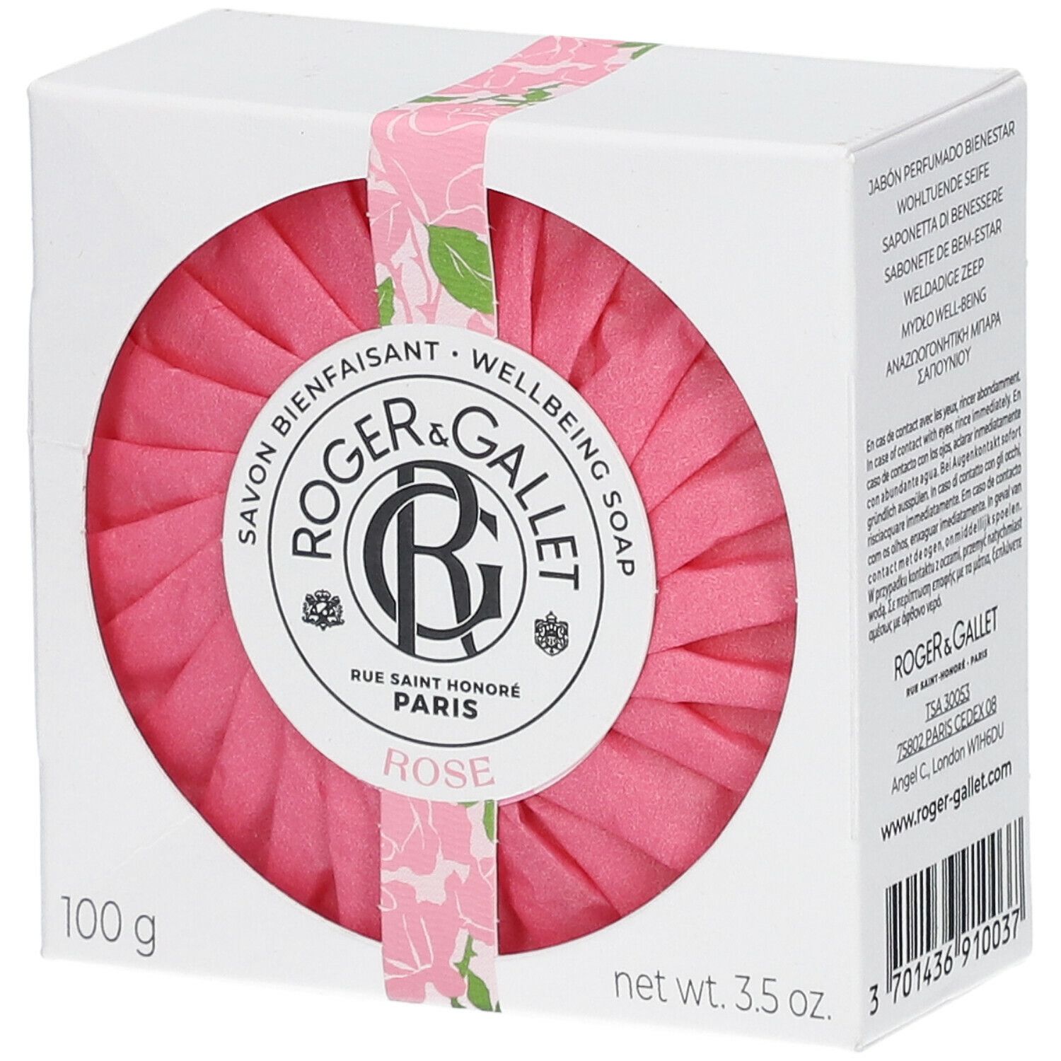 Roger & Gallet Savon Bienfaisant ROSE 100 g Savon