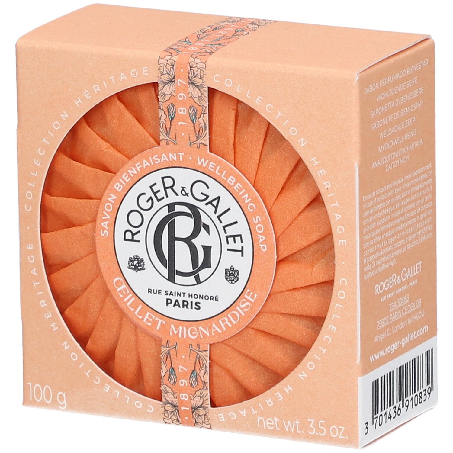 Roger & Gallet Savon Bienfaisant Å’ILLET MIGNARDISE 100 g Savon