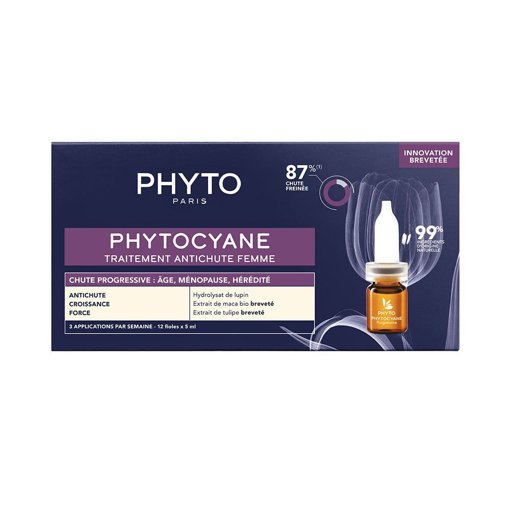 PHYTO Phytocyane Femme Traitement antichute de cheveux 12x5 ml Ampoule(S)