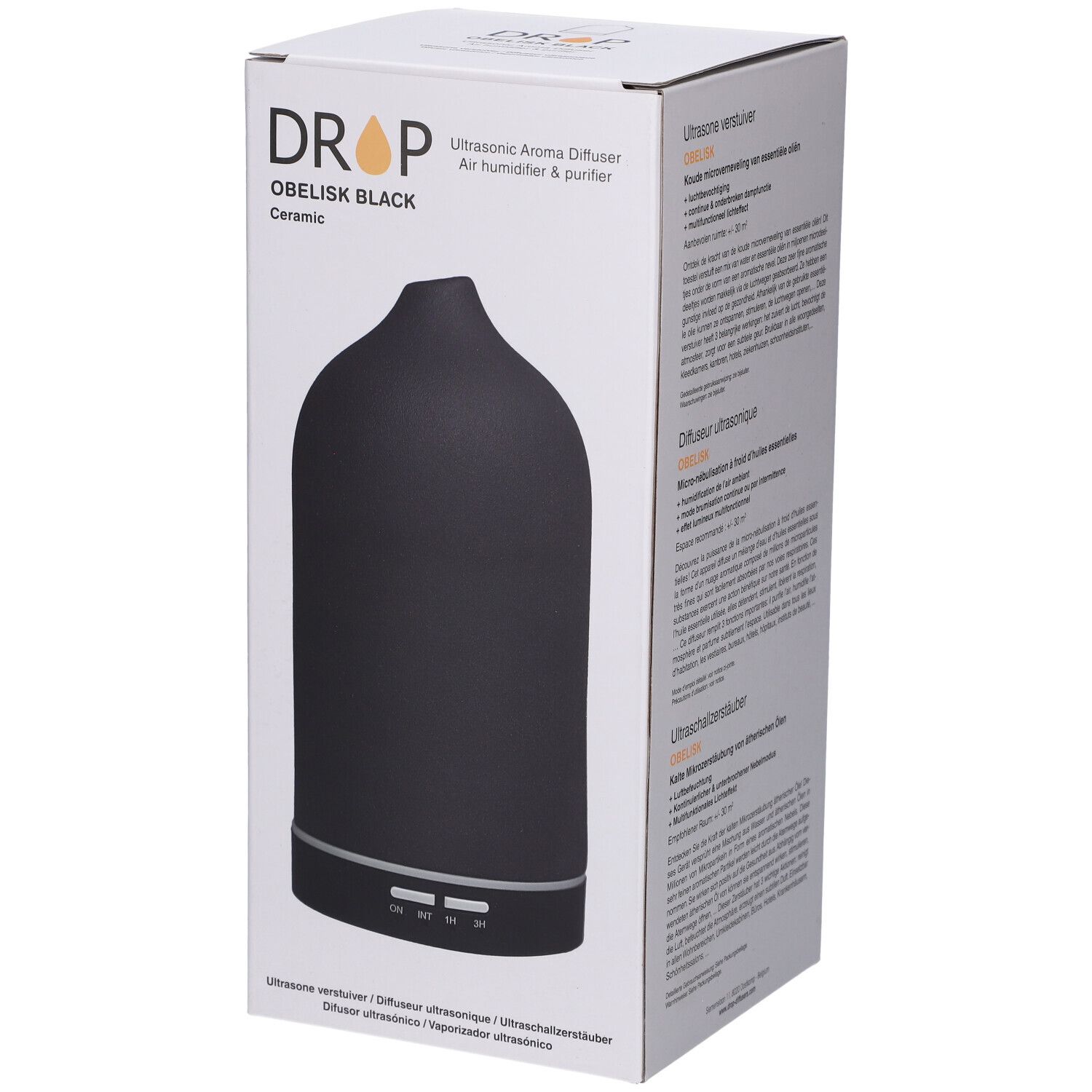 DROP Diffuseur ultrasonique Obelisk Noir 1 pc(s) no data