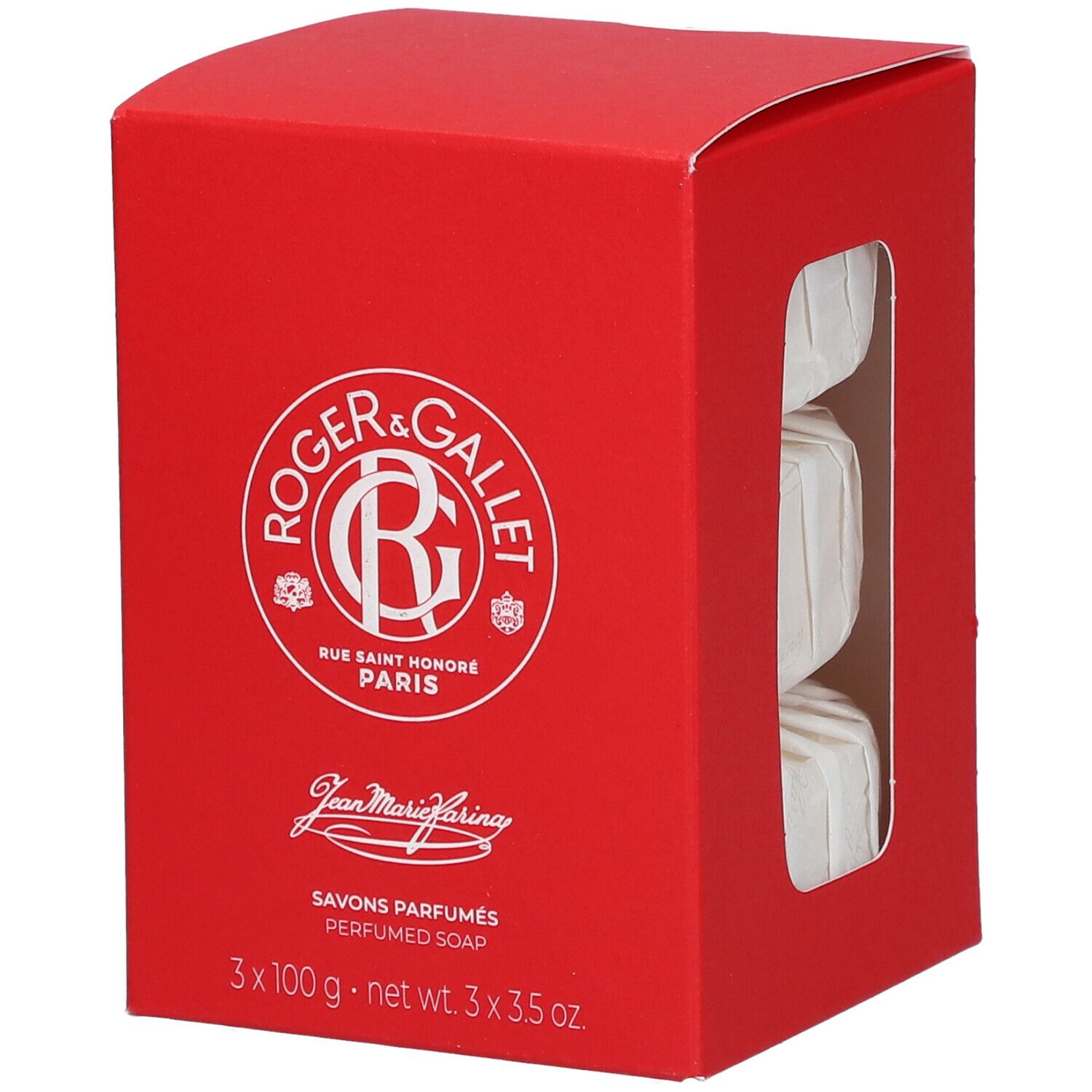 Roger & Gallet Savon Parfumé JEAN MARIE FARINA 3x100 g Savon