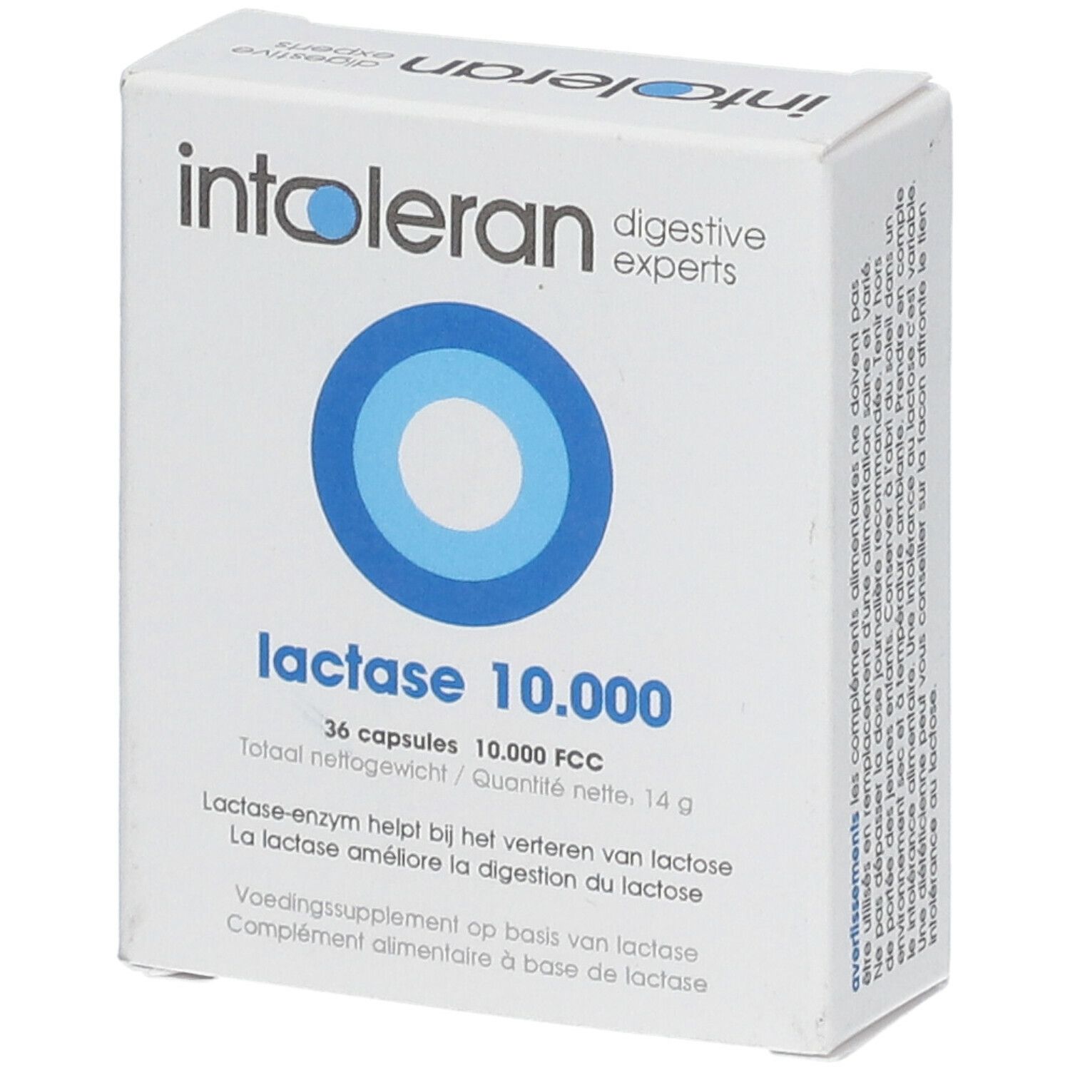 intoleran lactase 10.000 - 36 capsules 36 pc(s) Capsule(S)