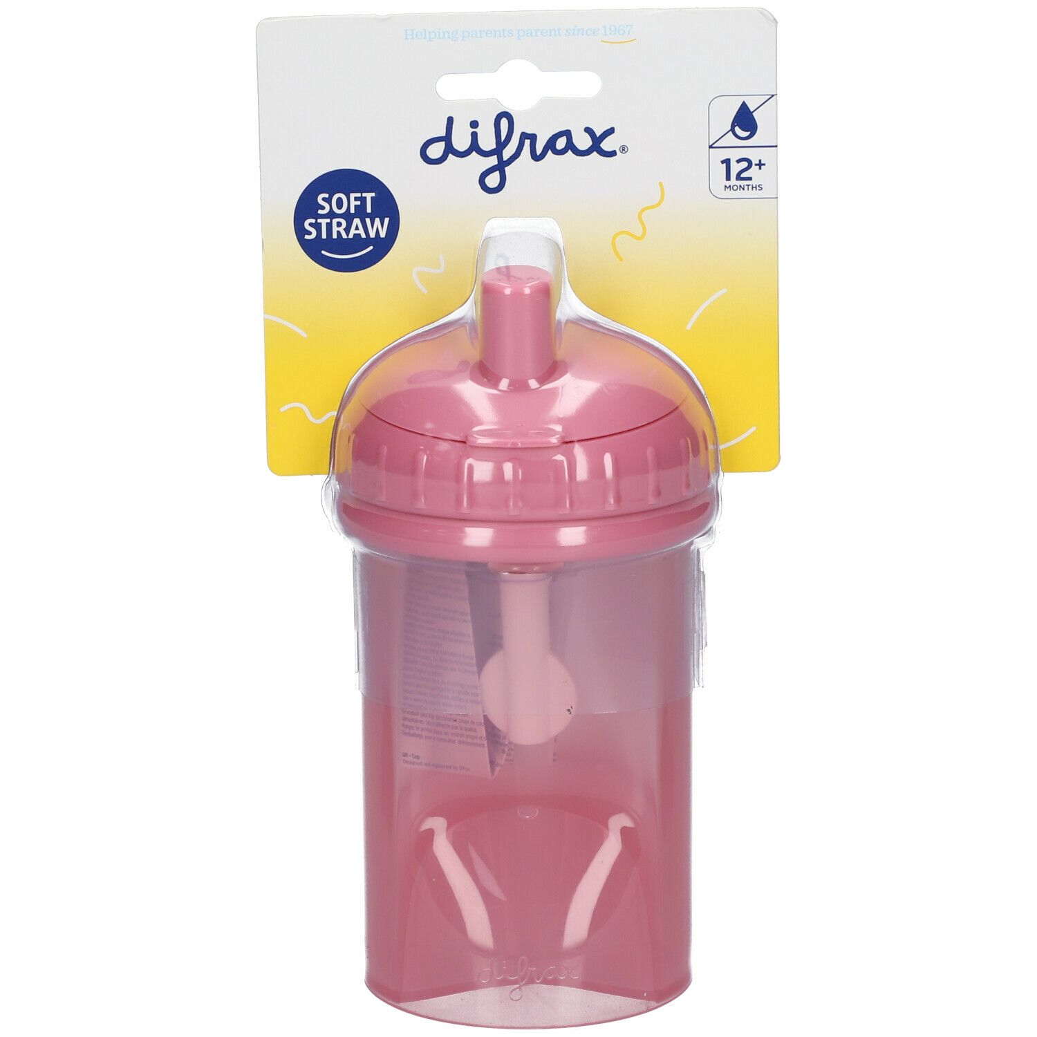 DIFRAX Gobelet à paille anti-fuite 250 ml Bouteilles