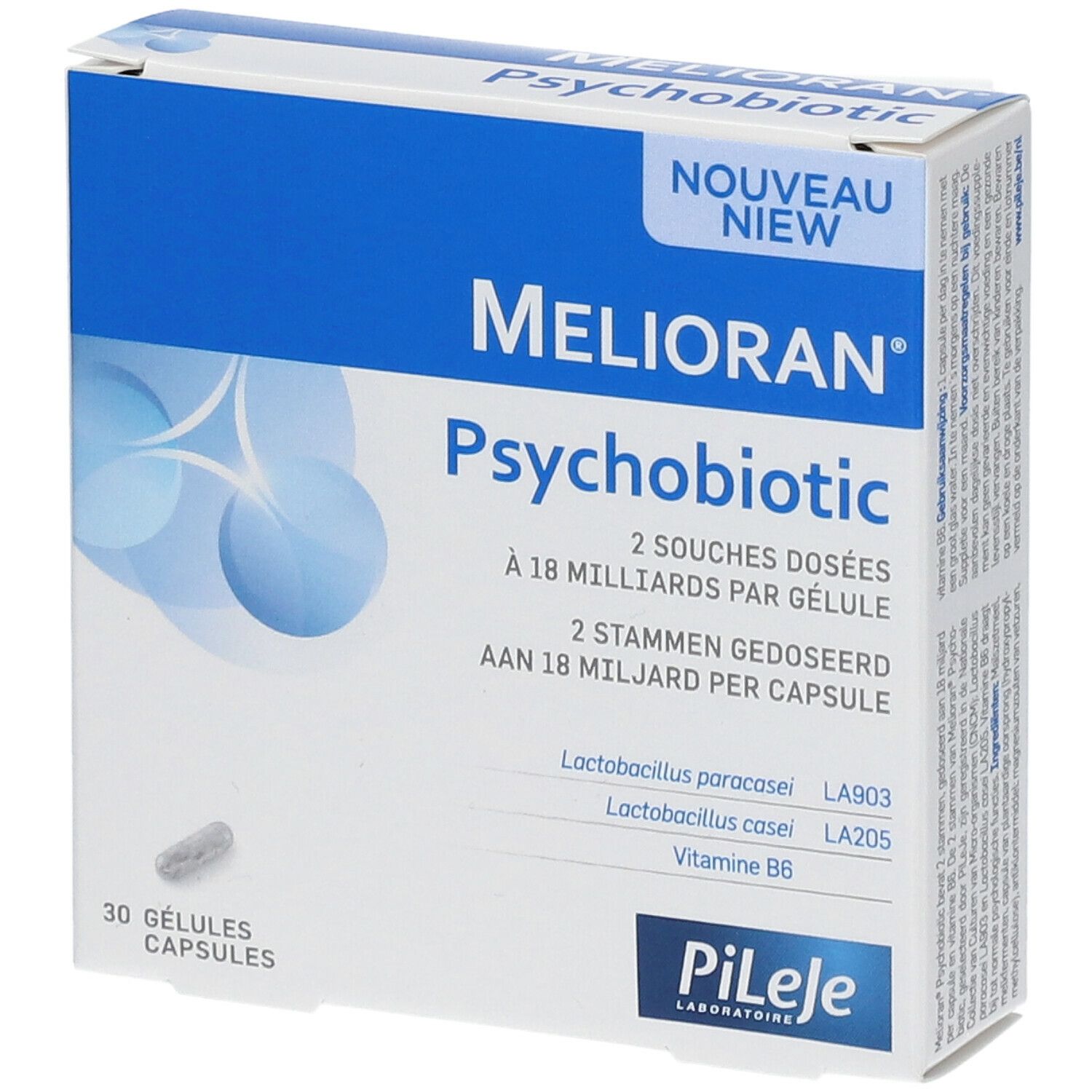 Pileje Melioran Psychobiotic 30 Gélules - Image 3