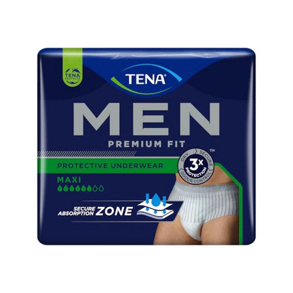 Tena Men Premium Fit Sous-vêtement absopbant Niveau 4 Large Culotte D'Incontinence 10 pc(s)
